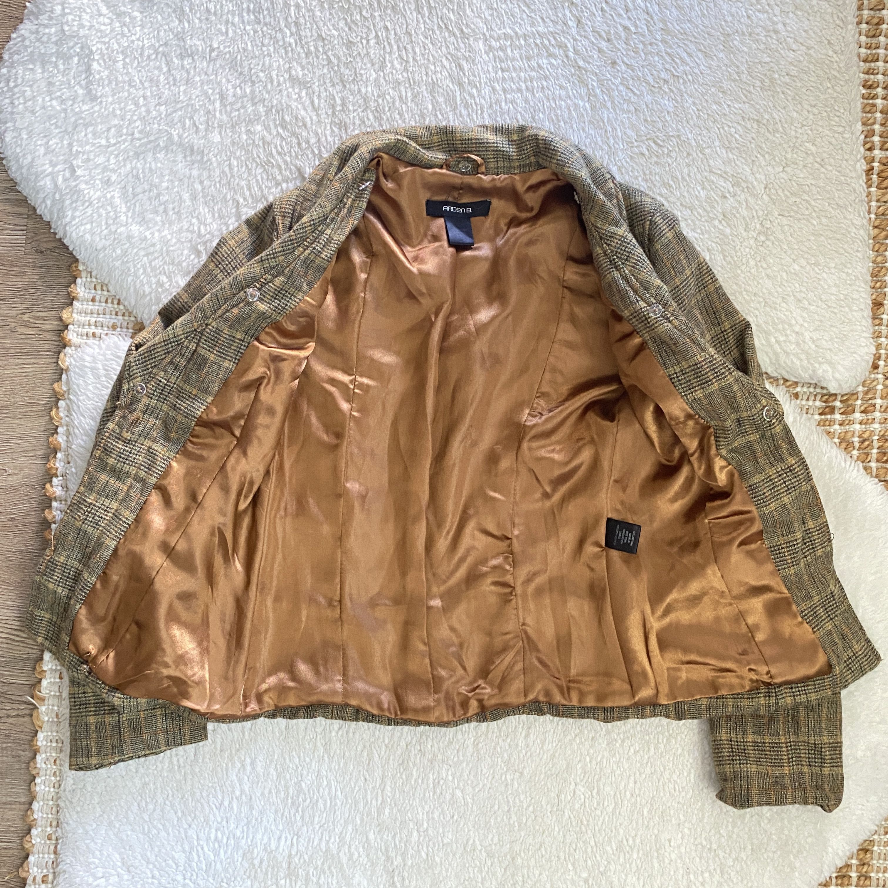 Other Arden B. Vintage Glen Check Blazer – Excellent Condition Size XS / US 0-2 / IT 36-38 - 13 Thumbnail