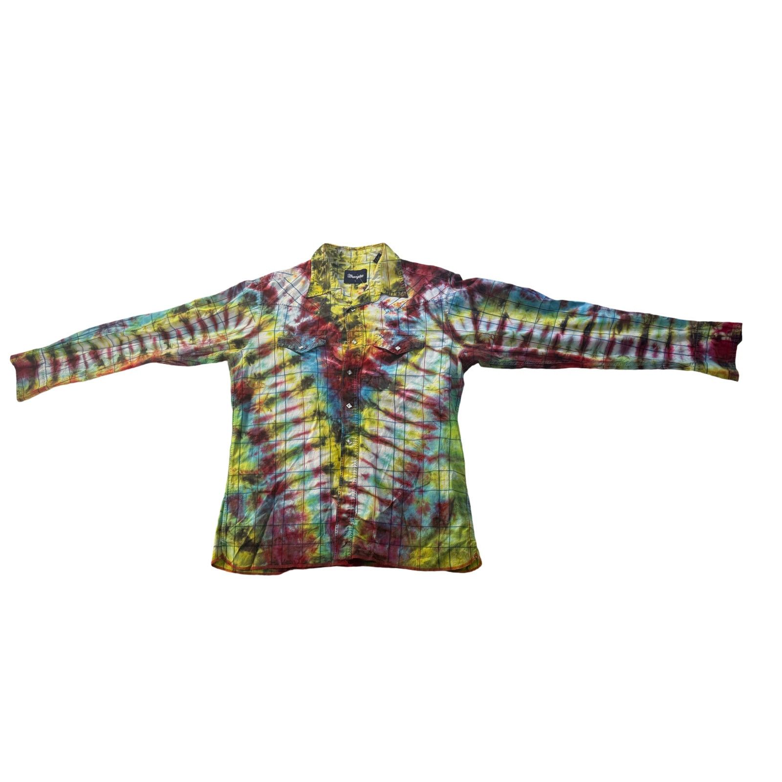 Wrangler Large Wrangler long sleeve Tie-dye western ware by air bear Size US L / EU 52-54 / 3 - 2 Thumbnail