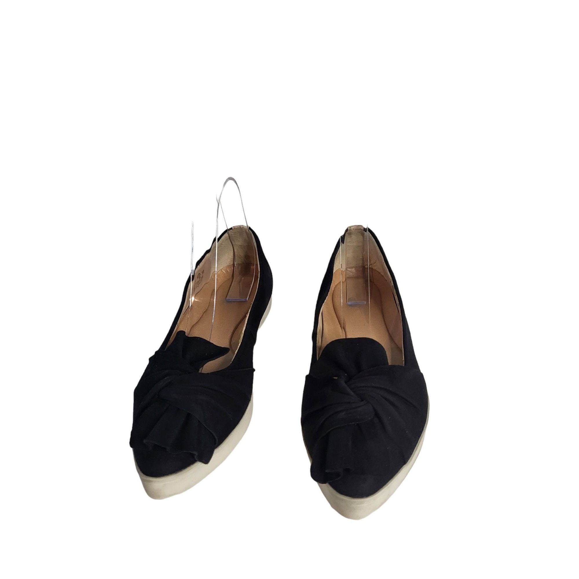 Other Dr. Scholls Slip On Shoes Women Sz 6 M Black Suede Viv Twist Size US 6 / IT 36 - 3 Thumbnail