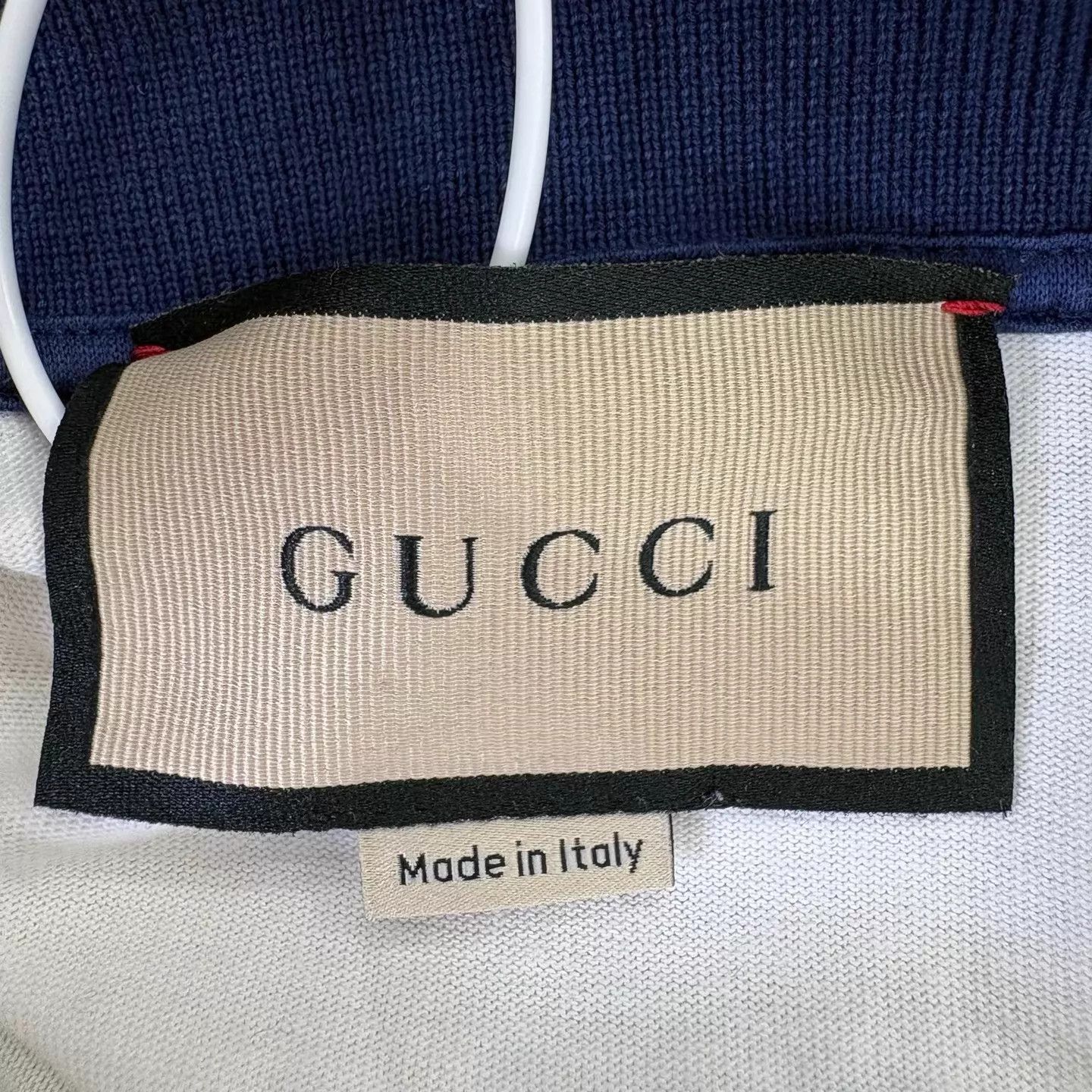 Gucci Gucci White Animal Print Embroidered Logo Short Tee XXXL Size US XXL / EU 58 / 5 - 3 Thumbnail