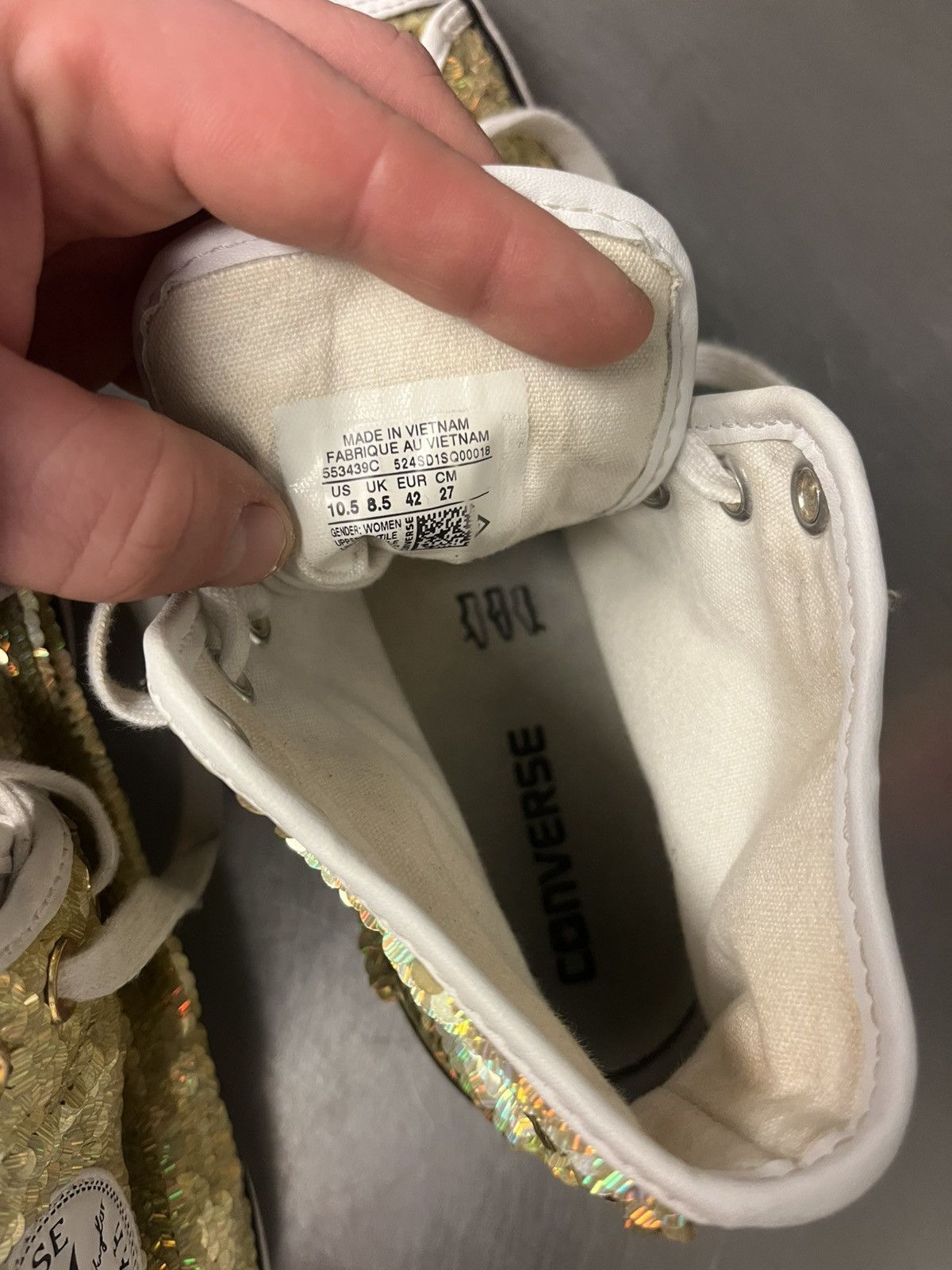 Converse Chuck Taylor All Star high-tops gold 10.5 Size US 10.5 / IT 40.5 - 6 Thumbnail