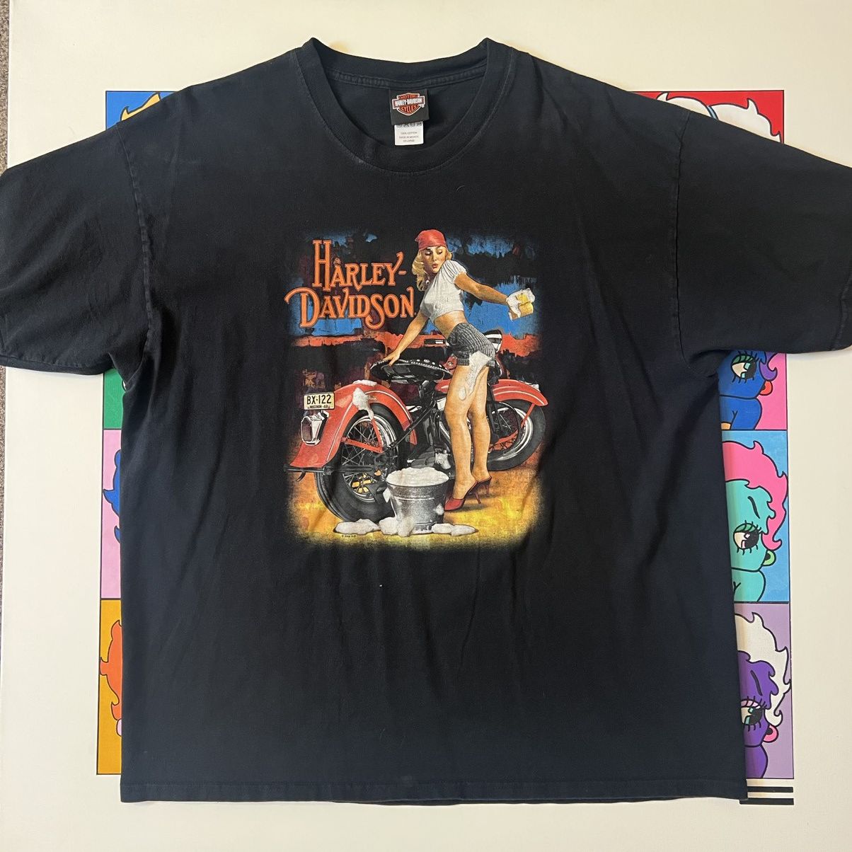 Harley Davidson Harley Pin-up Tee Size US XL / EU 56 / 4 - 1 Thumbnail