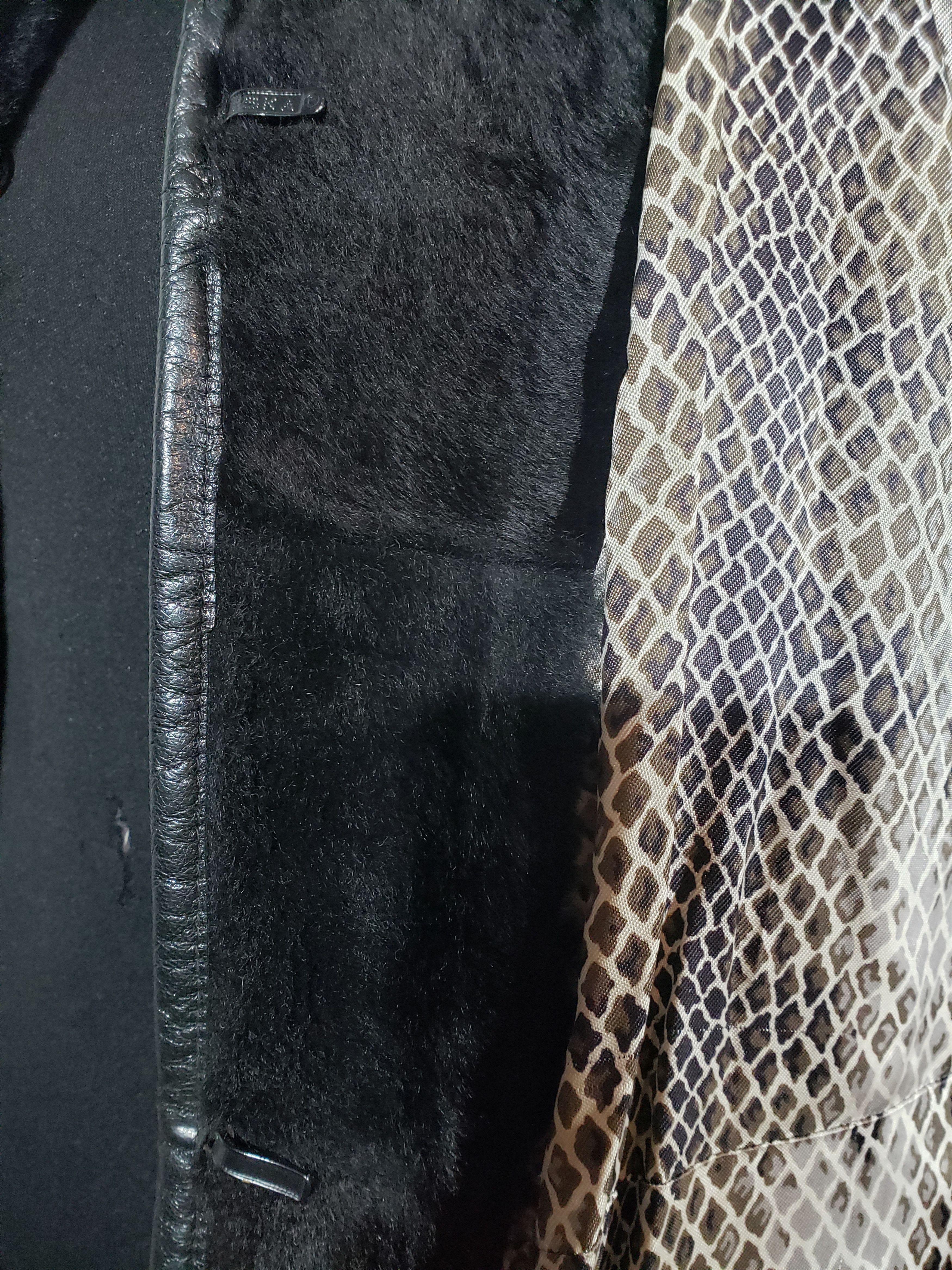 Other Black women's fur coat with sheared fur. Size M / US 6-8 / IT 42-44 - 10 Thumbnail