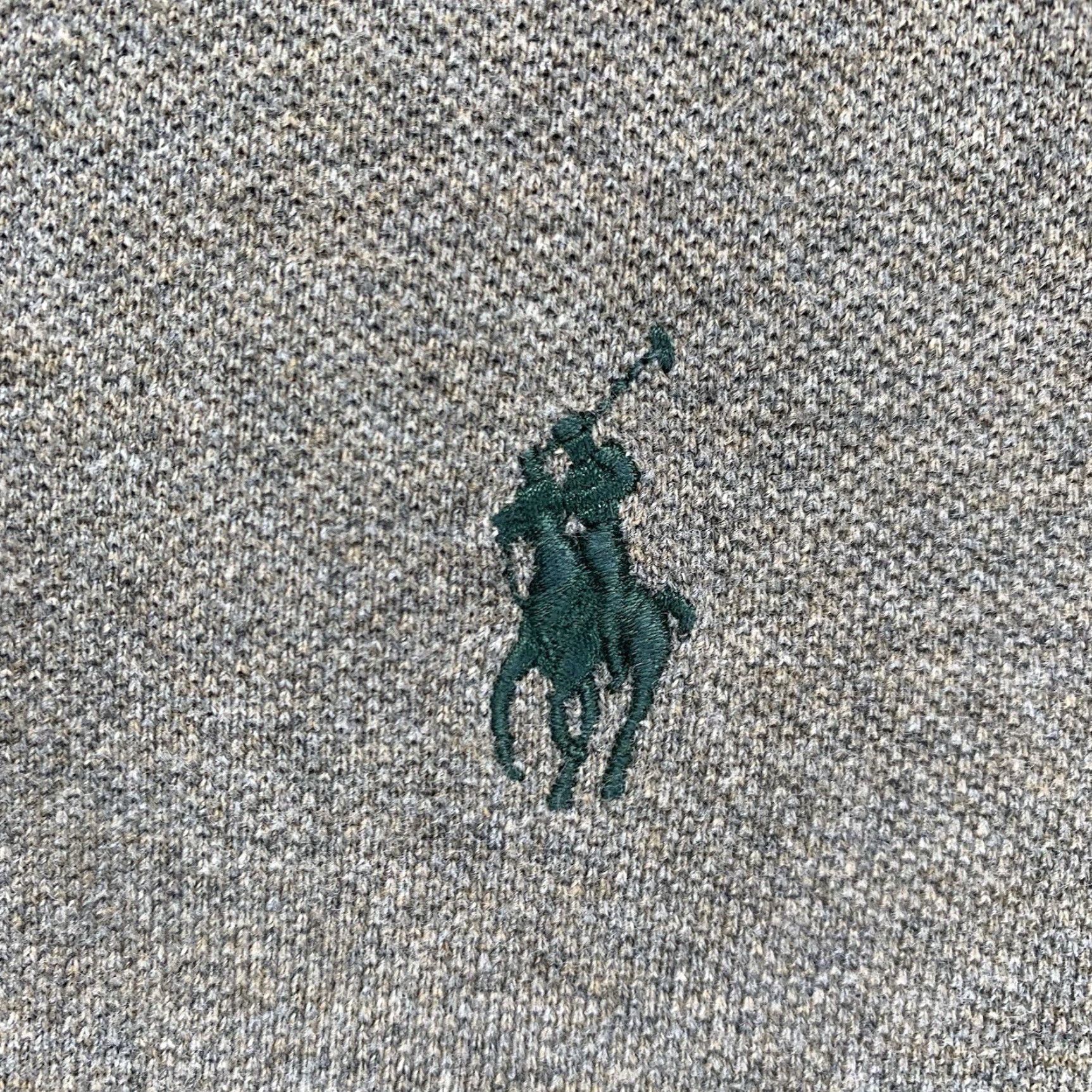 Polo Ralph Lauren Polo Ralph Lauren Button-Up Shirt Large 100% Cotton Short Sleeve Gray Solid Preppy Classic Mens Size US L / EU 52-54 / 3 - 2 Thumbnail