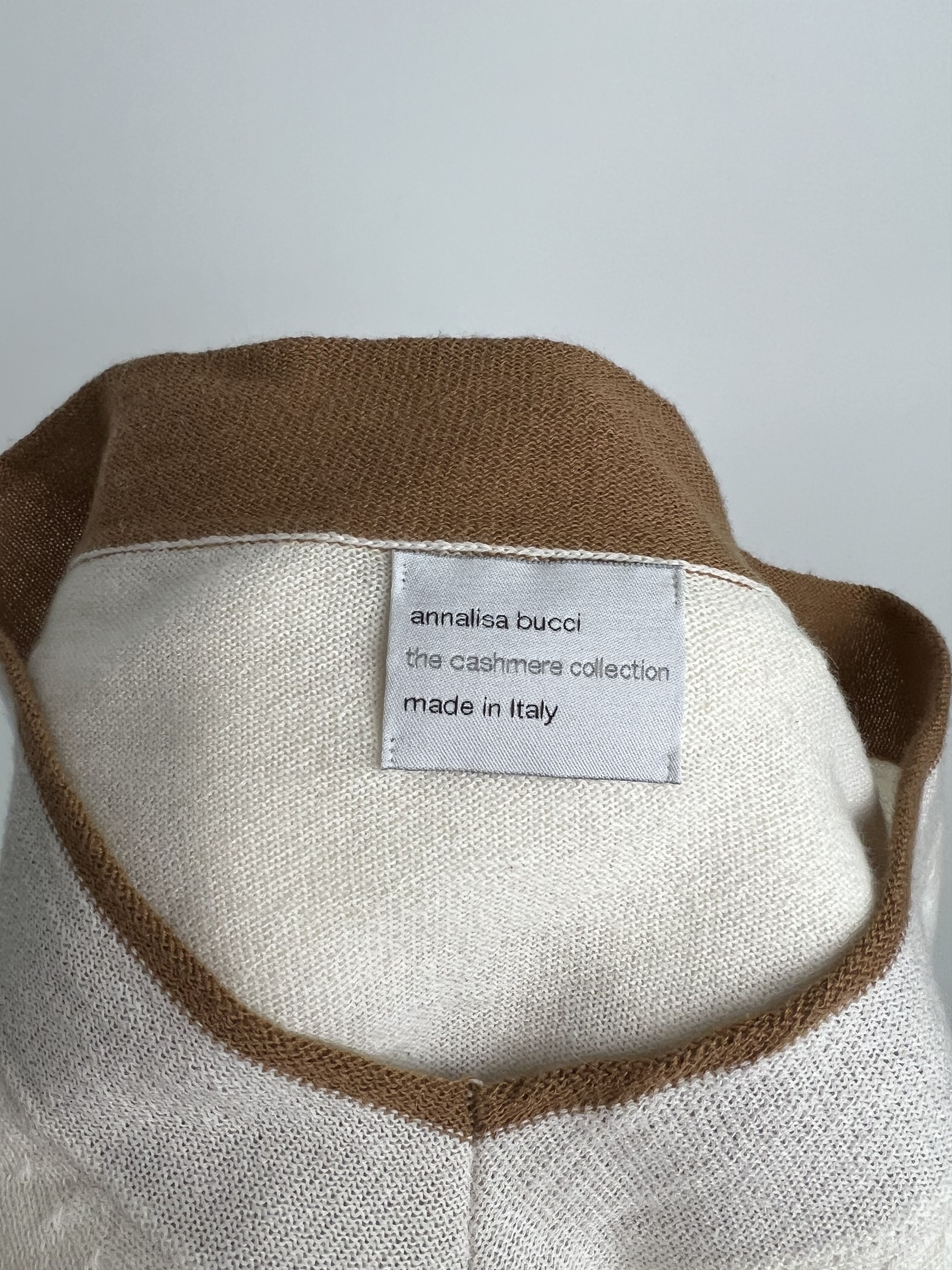 Other Annalisa Bucci Cotton Cashmere V-Neck Sweater Size IT42 Size M / US 6-8 / IT 42-44 - 5 Thumbnail