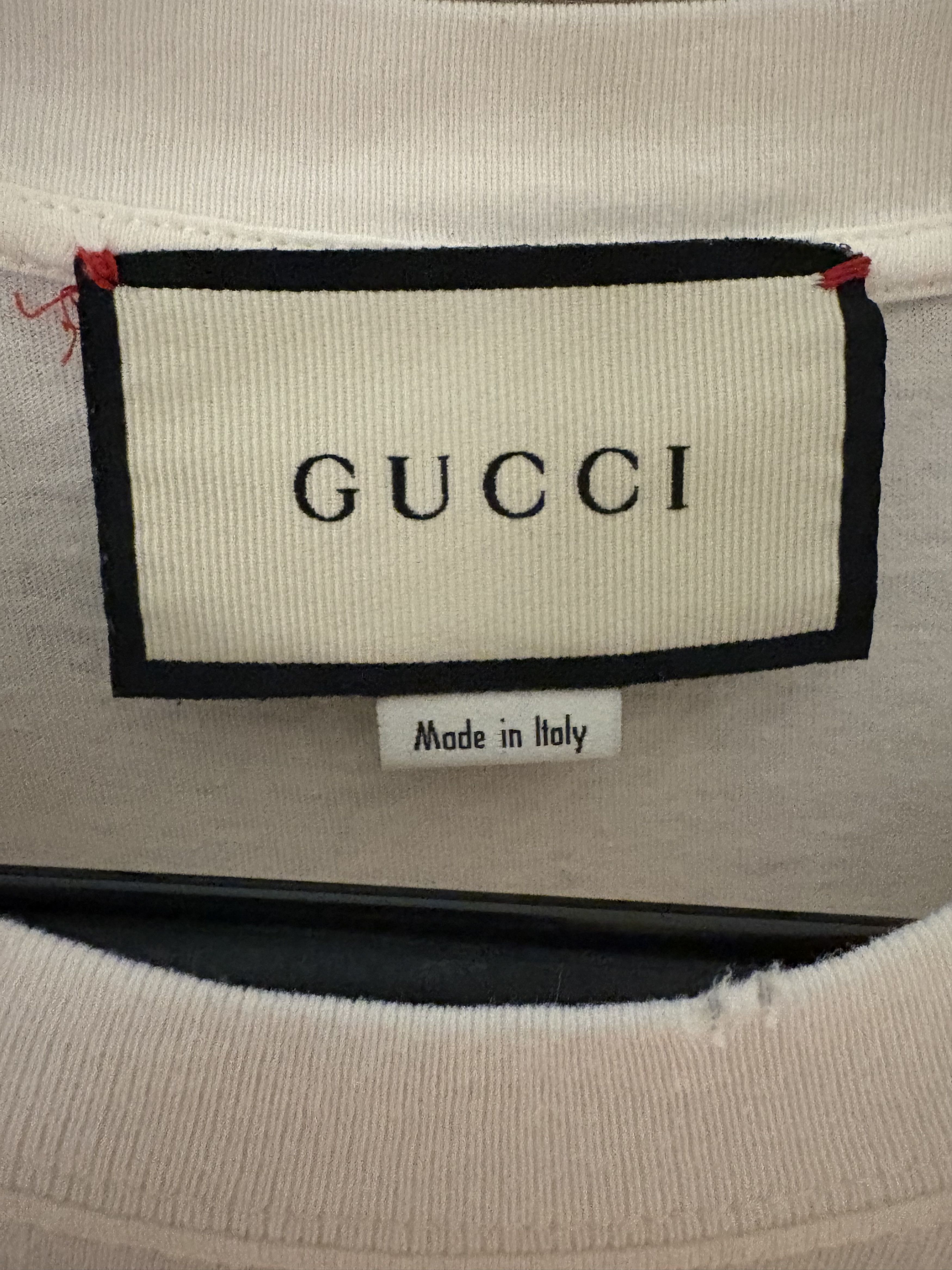 Gucci Oversized think/thank Tee Size US M / EU 48-50 / 2 - 2 Thumbnail