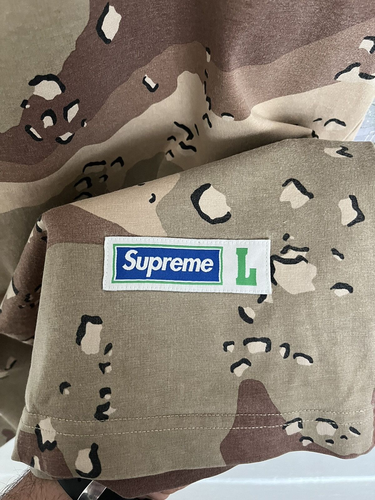 Japanese Brand × Supreme Supreme desert camo heavy cotton t-shirt Size US L / EU 52-54 / 3 - 7 Thumbnail