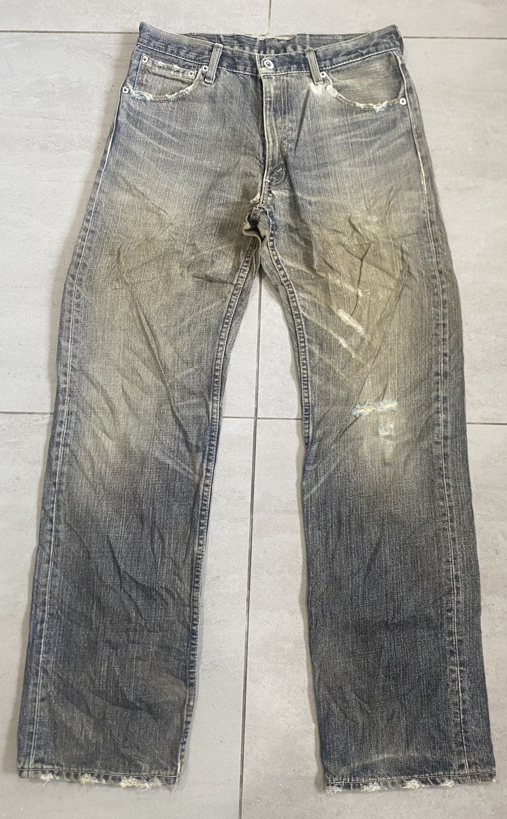 Levi's DISTRESSED LEVIS 503 JAPAN Size US 32 / EU 48 - 2 Thumbnail