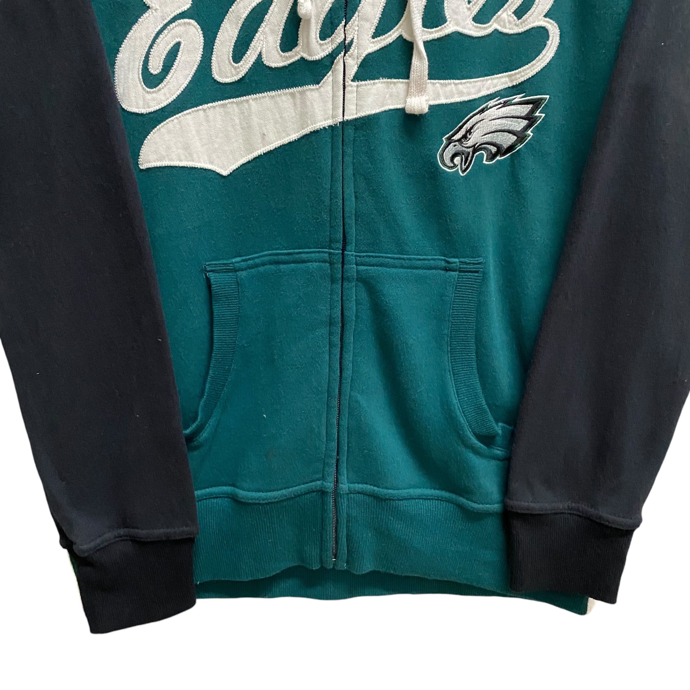 NFL Philadelphia Eagles Embroidered Hoodie Women Size Medium Size M / US 6-8 / IT 42-44 - 3 Thumbnail