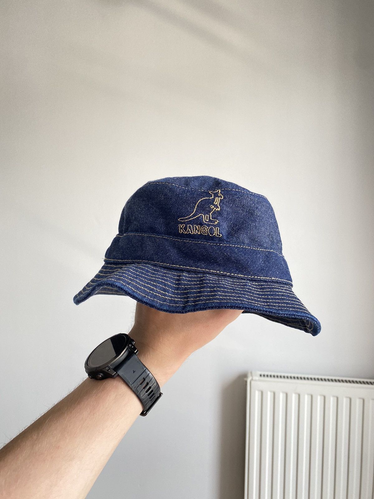 Kangol Kangol Denim Bucket Hat Size ONE SIZE - 1 Thumbnail