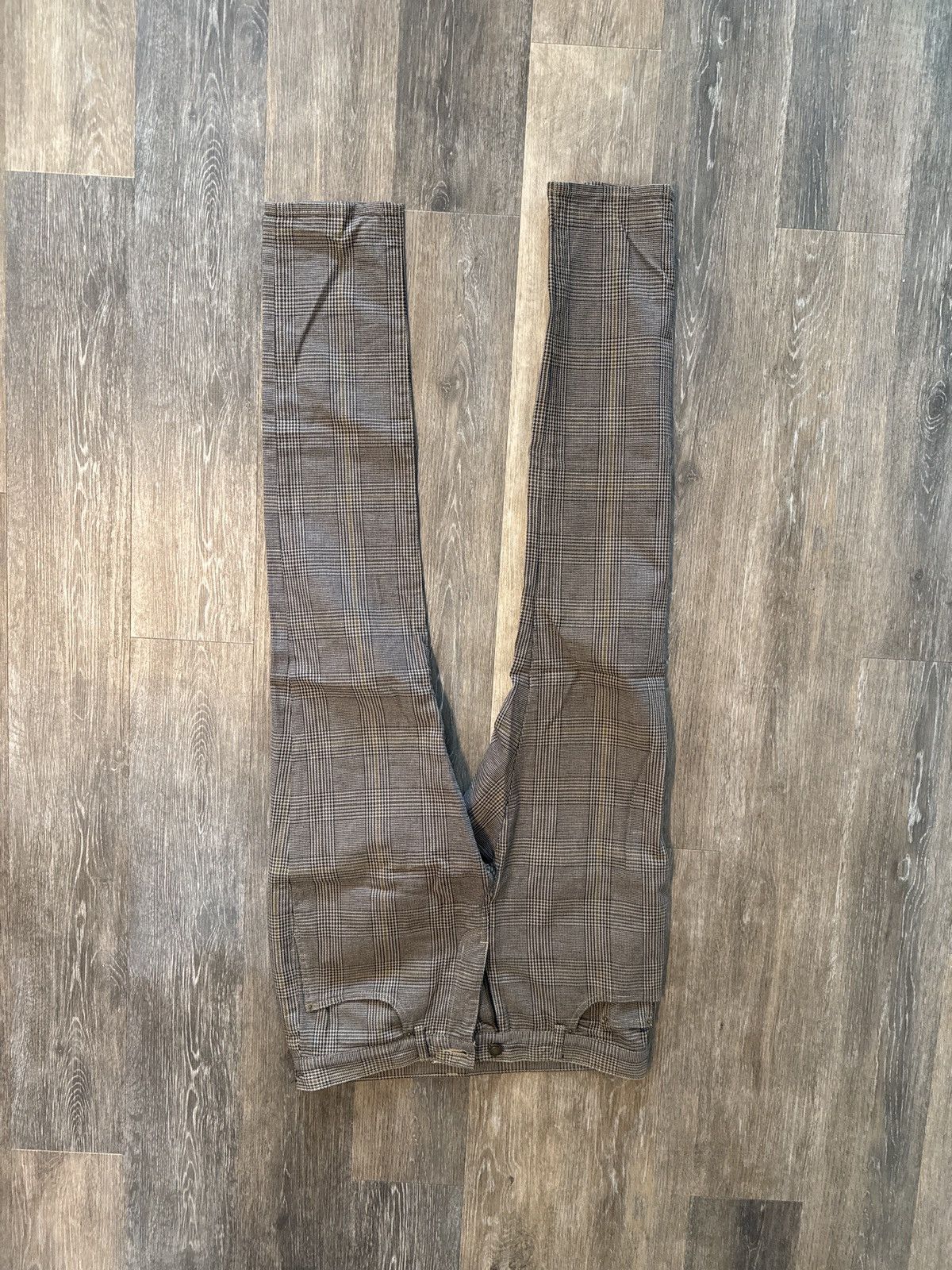 Saint Laurent Paris Saint Laurent Paris Houndstooth Plaid Pants Size US 32 / EU 48 - 1 Thumbnail
