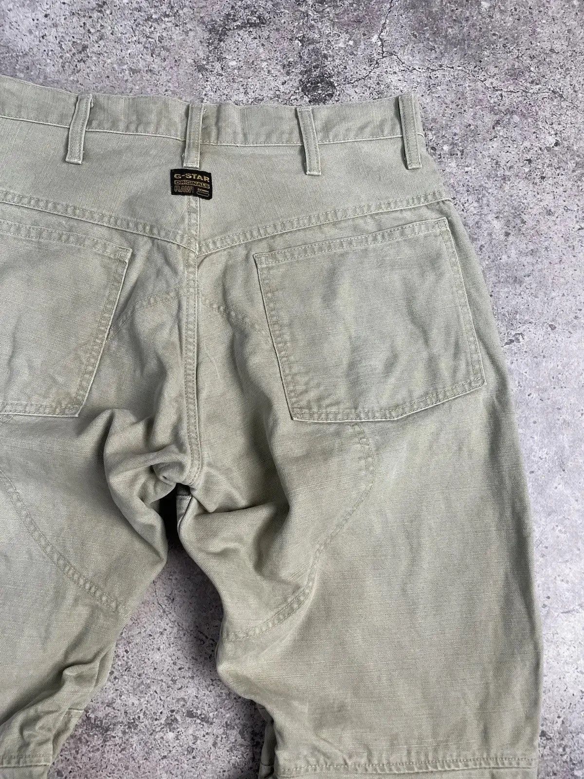 G-Star × Japanese Brand × Vintage Vintage Junya Watanabe Balenciaga Style Bondage Cargo Pants Size US 34 / EU 50 - 6 Thumbnail