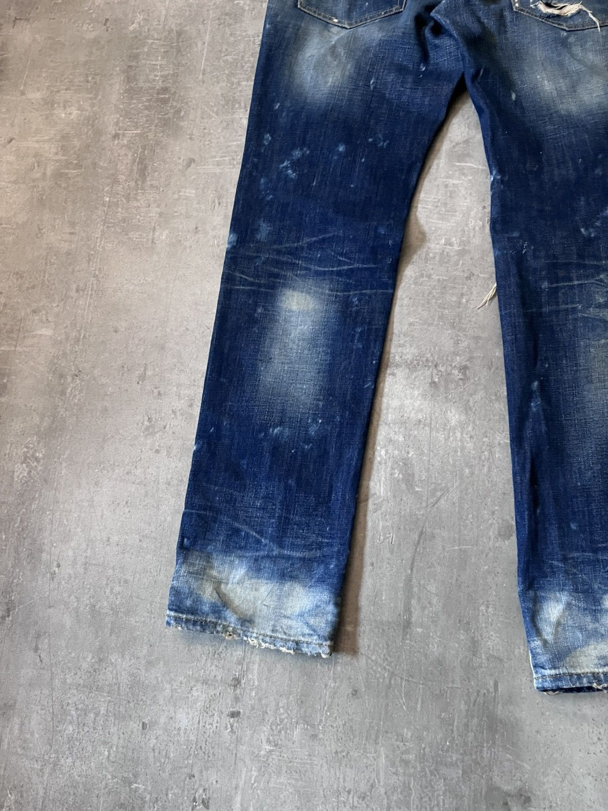 Dsquared2 Dsquared2 S/S 2010 Runway jeans distressed navy blue Size US 34 / EU 50 - 11 Thumbnail