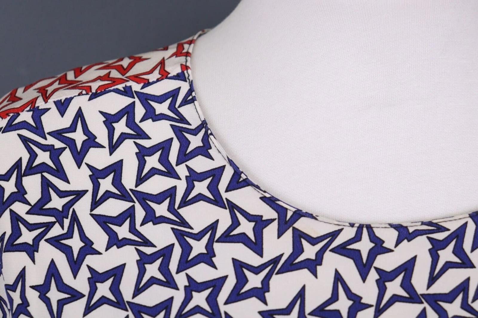 Designer Dorothee Schumacher Printed Dotted Top Shirt Blouse Size 2 Size M / US 6-8 / IT 42-44 - 5 Thumbnail