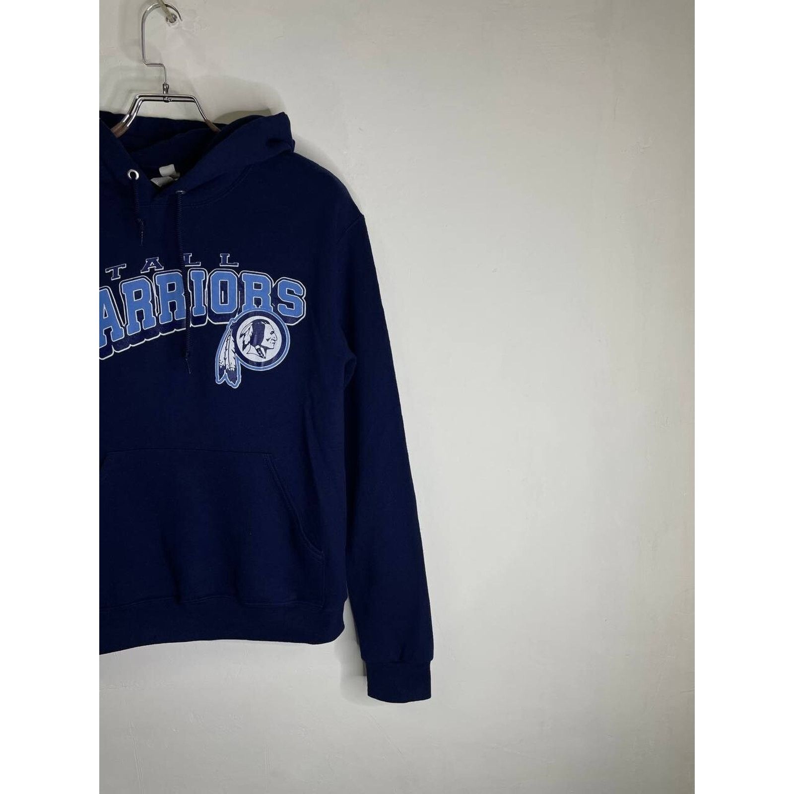 Jerzees Vintage Stall Warriors Navy Blue Hoodie Jerzees Size S Size US S / EU 44-46 / 1 - 6 Thumbnail