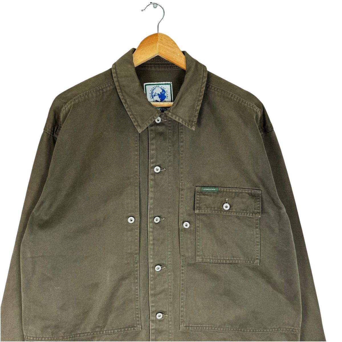 Nigel Cabourn 🌟NIGEL CABOURN P44 UTILITY POCKET BUTTON JACKET Size US M / EU 48-50 / 2 - 2 Thumbnail