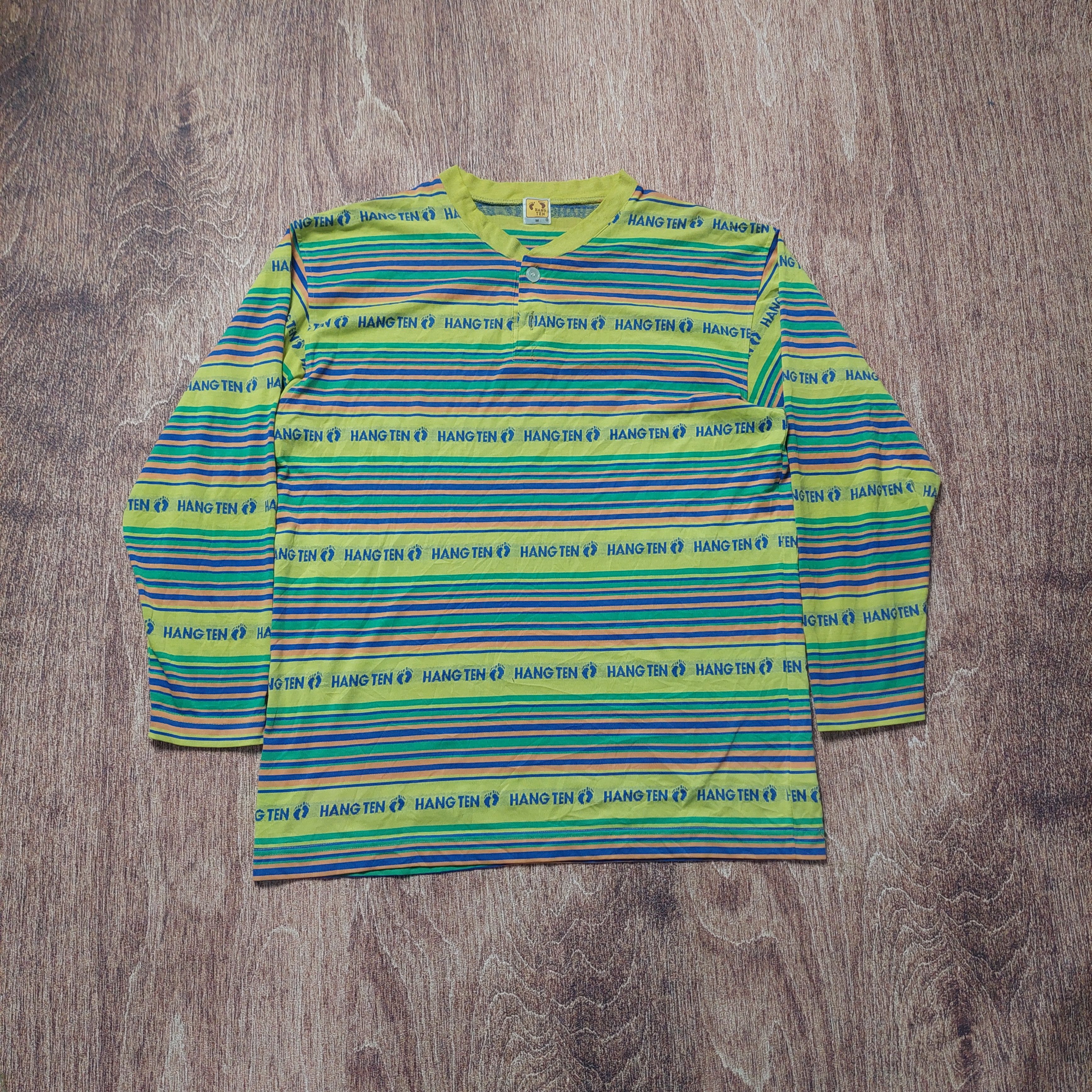 Hang Ten Vintage hangten longsleeve Size US M / EU 48-50 / 2 - 1 Thumbnail