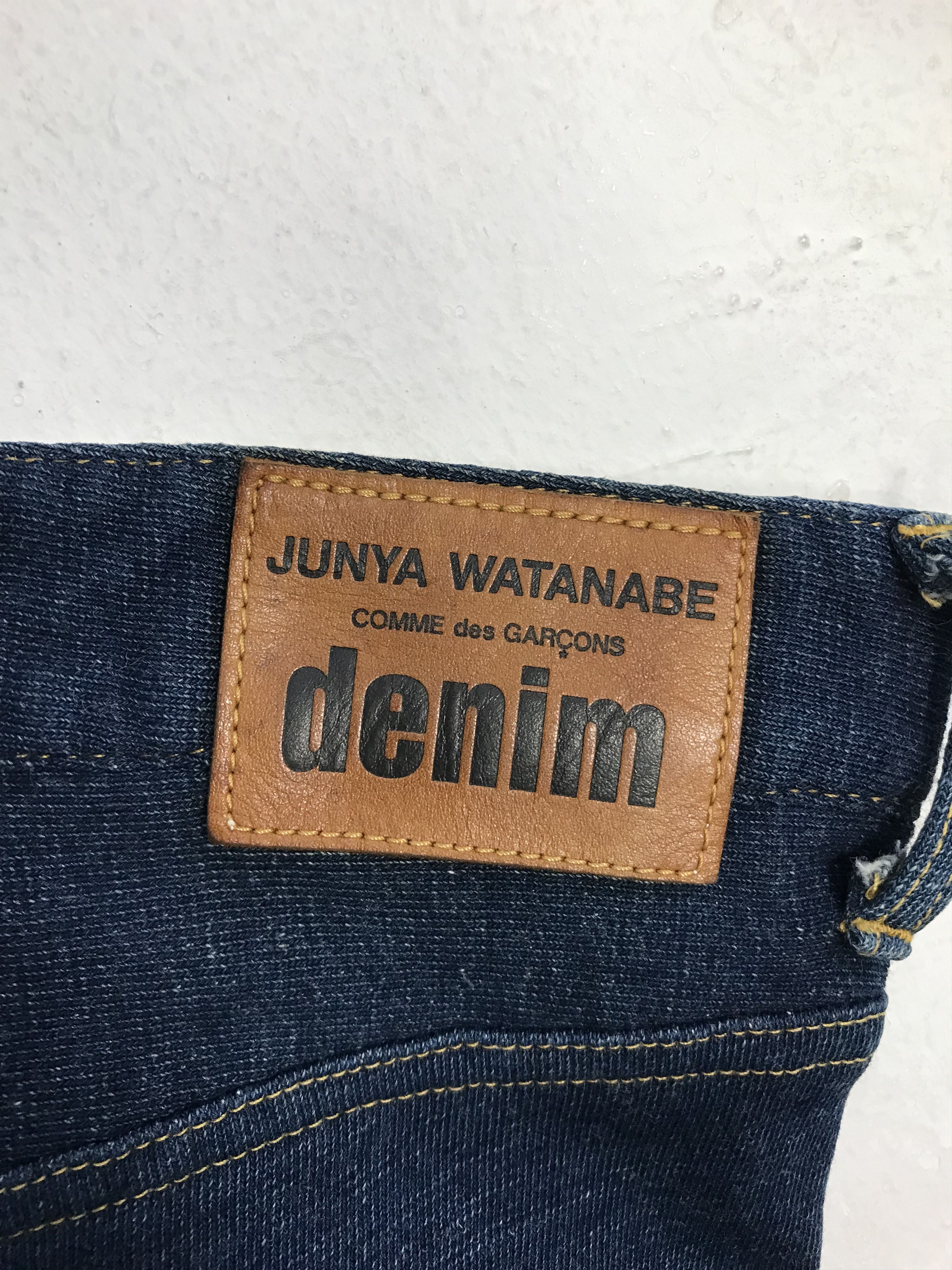 Comme des Garcons Junya Watanabe Zipper Denim Jeans