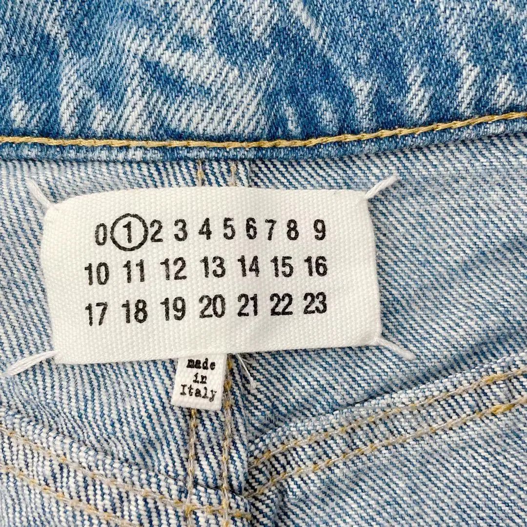 Maison Margiela Maison Margiela Wide-Leg Blue Denim Pants. Size US 36 / EU 52 - 7 Thumbnail
