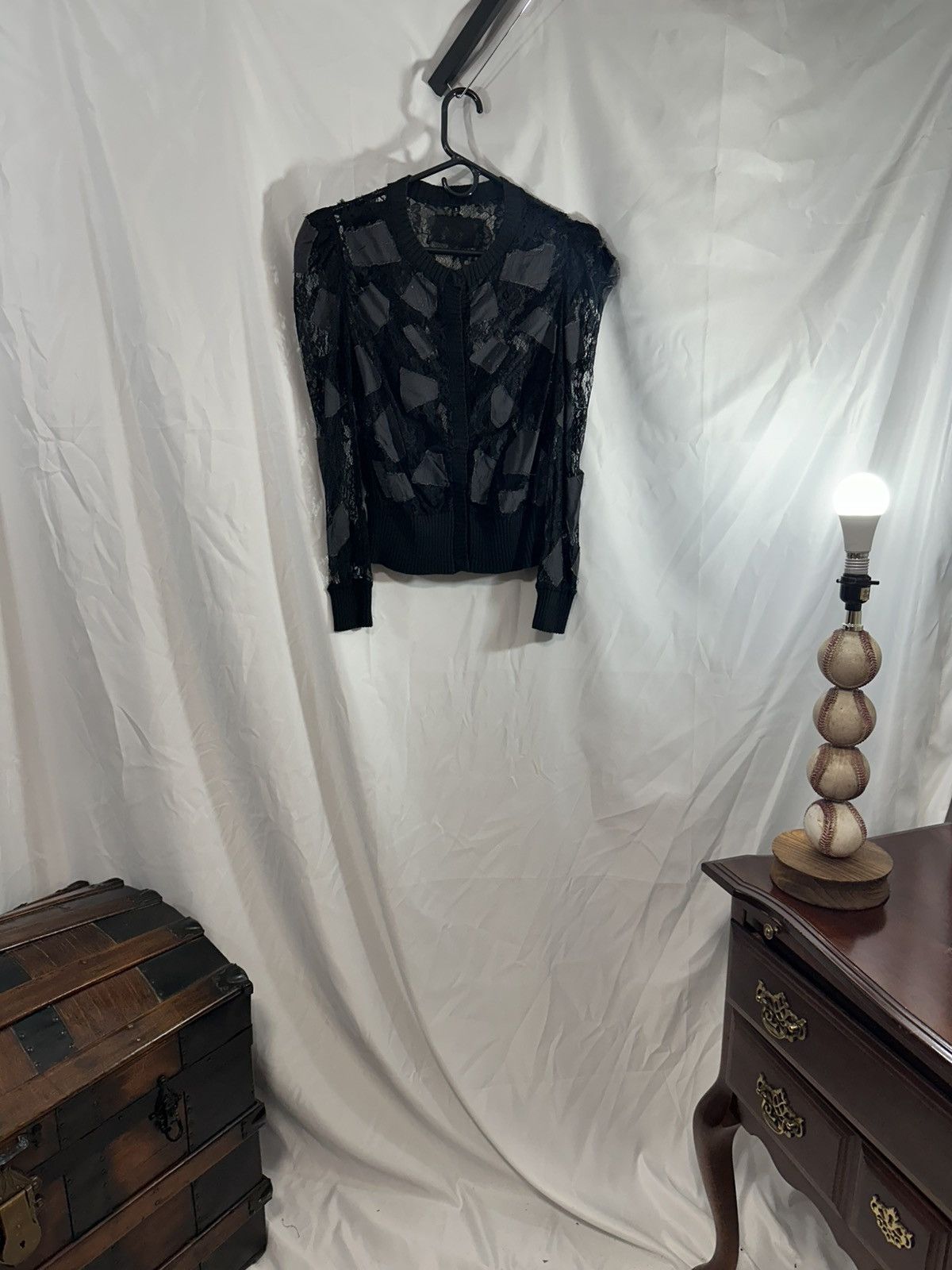 Vintage Vintage netted shirt top Size S / US 4 / IT 40 - 1 Thumbnail