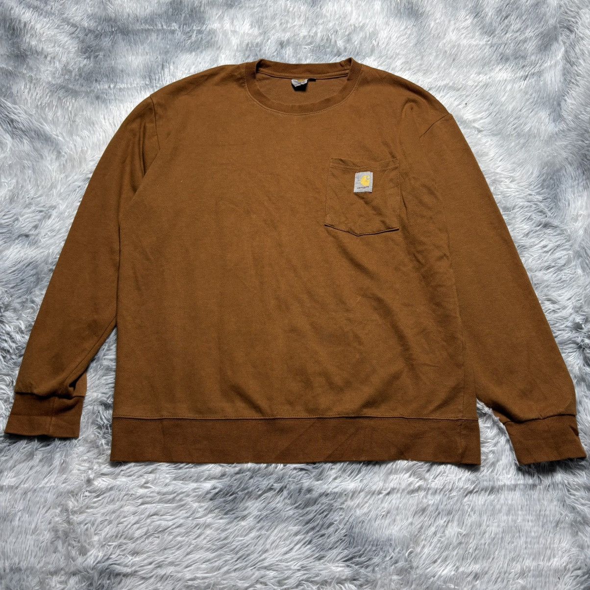 Carhartt Carhartt Men's Loose Fit Heavyweight Pocket Sweatshirt Size US XL / EU 56 / 4 - 1 Thumbnail