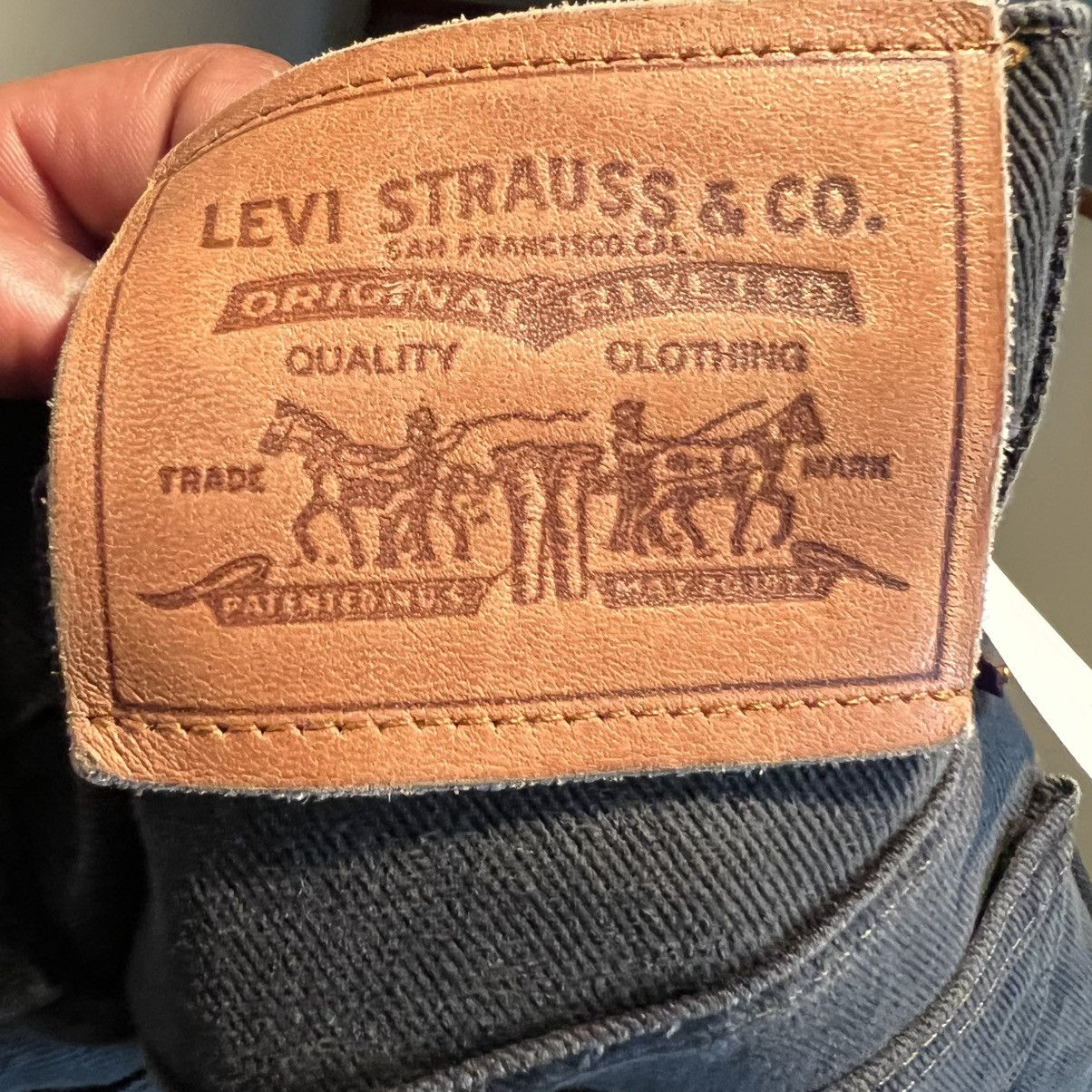 Levi's Vtg 80s Levi’s 505 Jeans Black Denim USA Made Black Tab Size US 29 - 15 Thumbnail