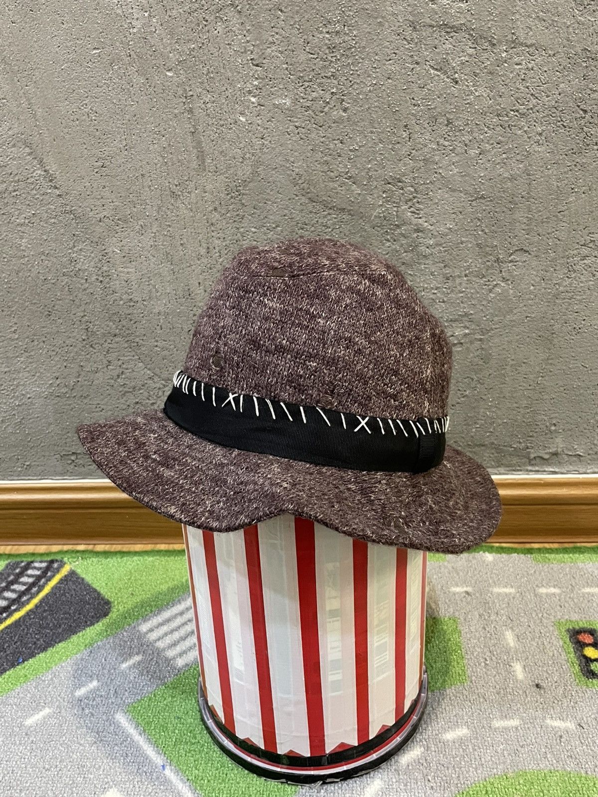 Maison MIHARA YASUHIRO Maison Miharayasuhiro x Ca4la Crochet Distressed Style Hats Size ONE SIZE - 17 Thumbnail