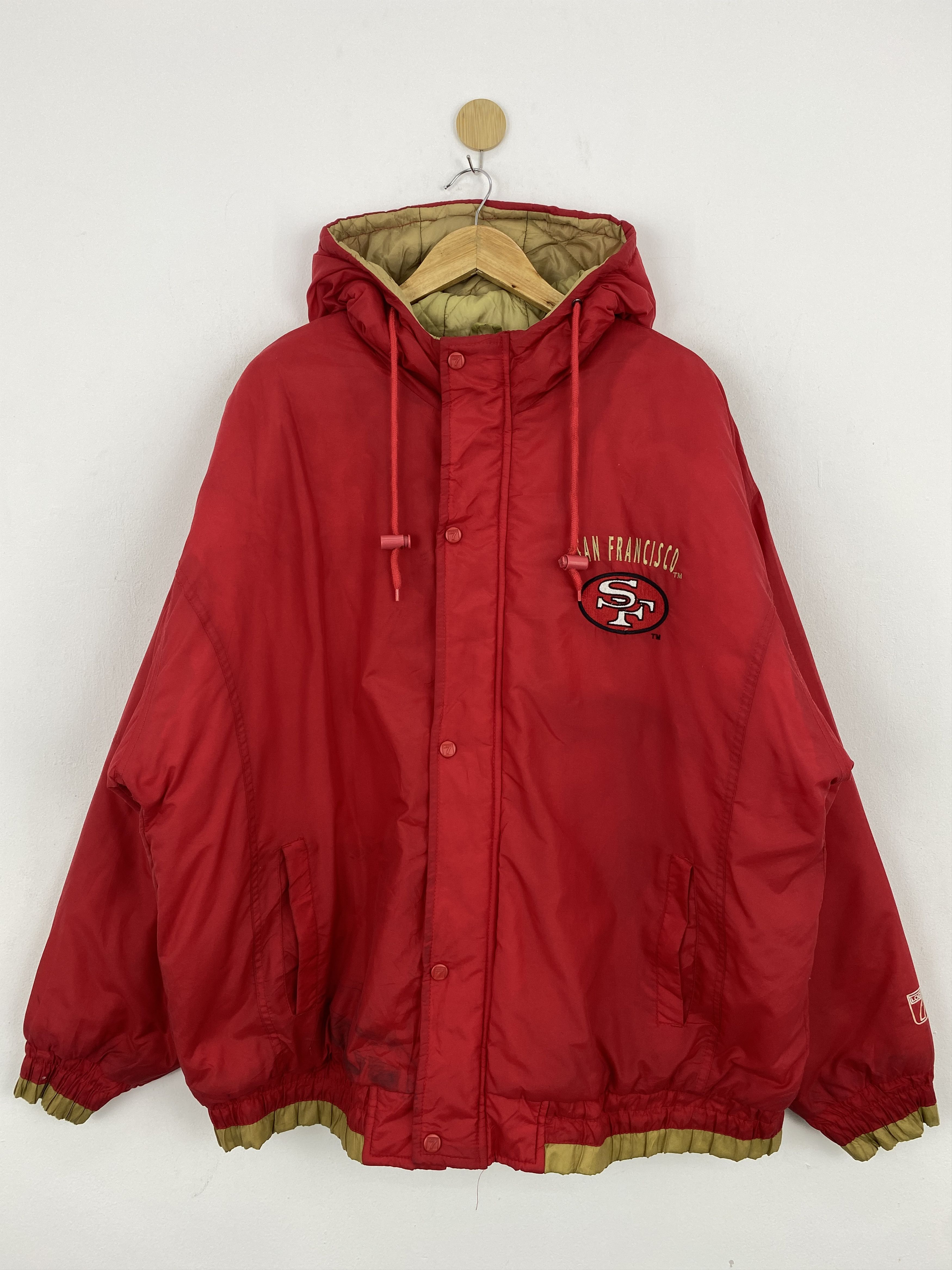 NFL Vintage 90s NFL San Fransisco 49ers Zipper Jacket J1931 Size US L / EU 52-54 / 3 - 2 Thumbnail