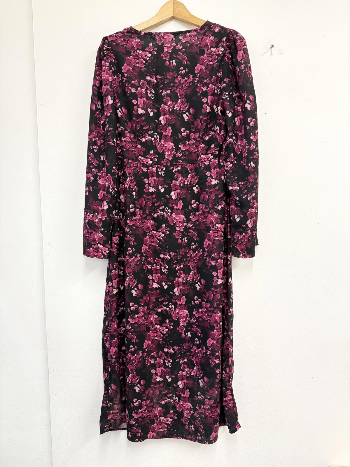 Other Dorothy Perkins Floral Long Sleeve Midi Dress UK Size 14 Size L / US 10 / IT 46 - 4 Thumbnail