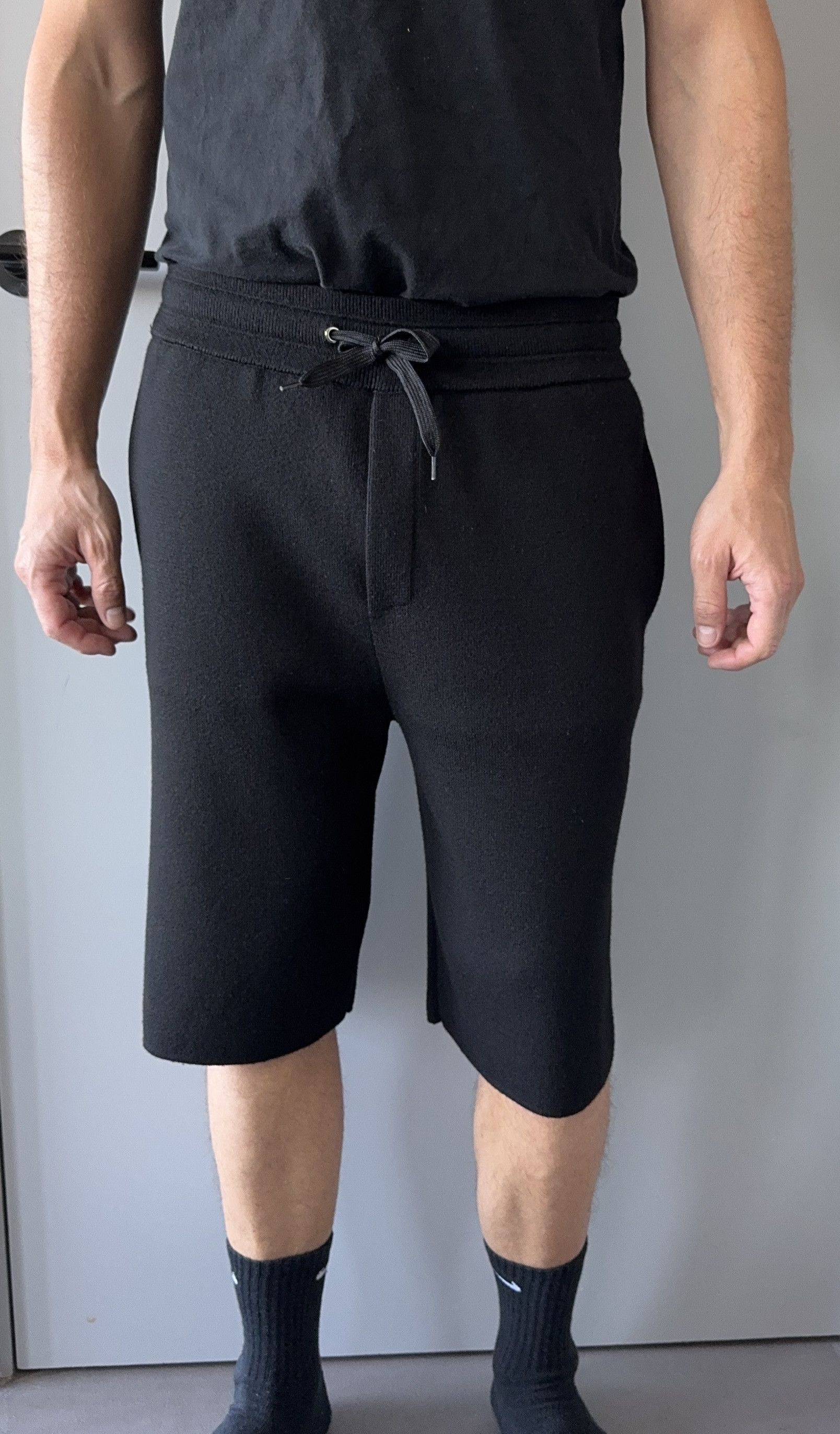 Burberry Burberry Wool Drawstring Basketball Shorts, Black Size US 30 / EU 46 - 5 Thumbnail