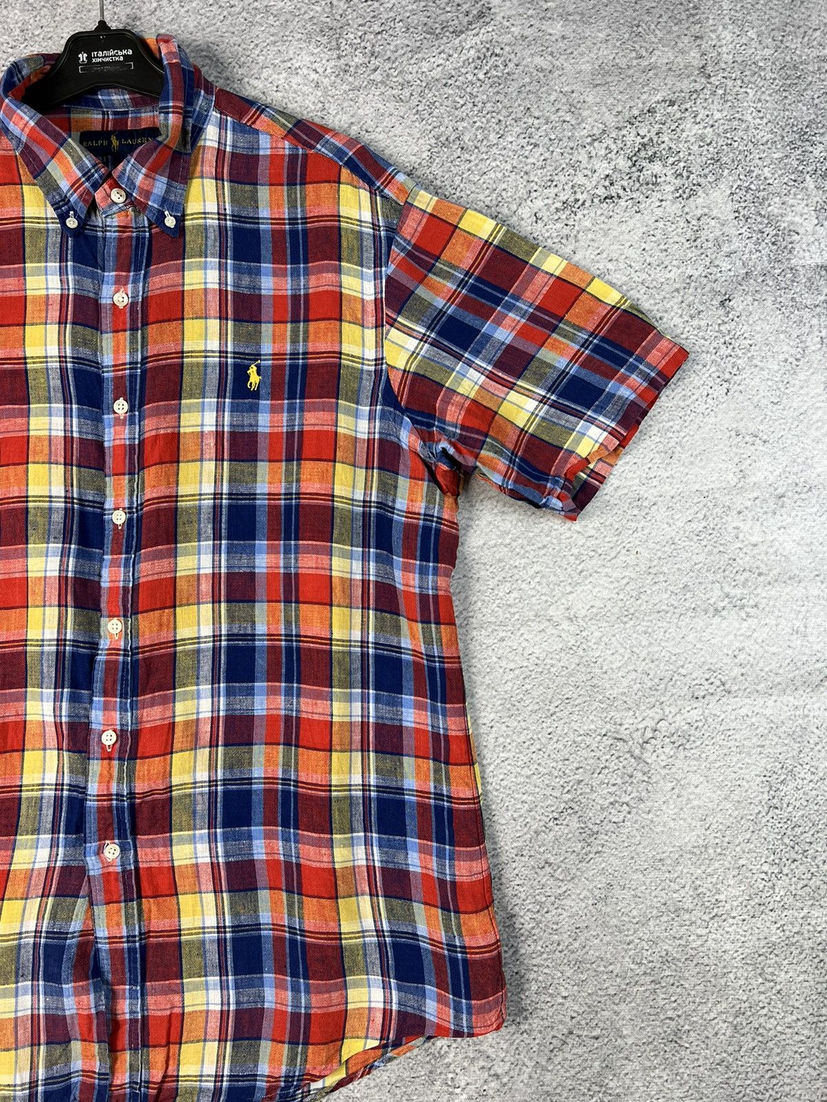 Polo Ralph Lauren × Urban Outfitters Polo Ralph Lauren linen Hawaiian shirt Size US L / EU 52-54 / 3 - 3 Thumbnail