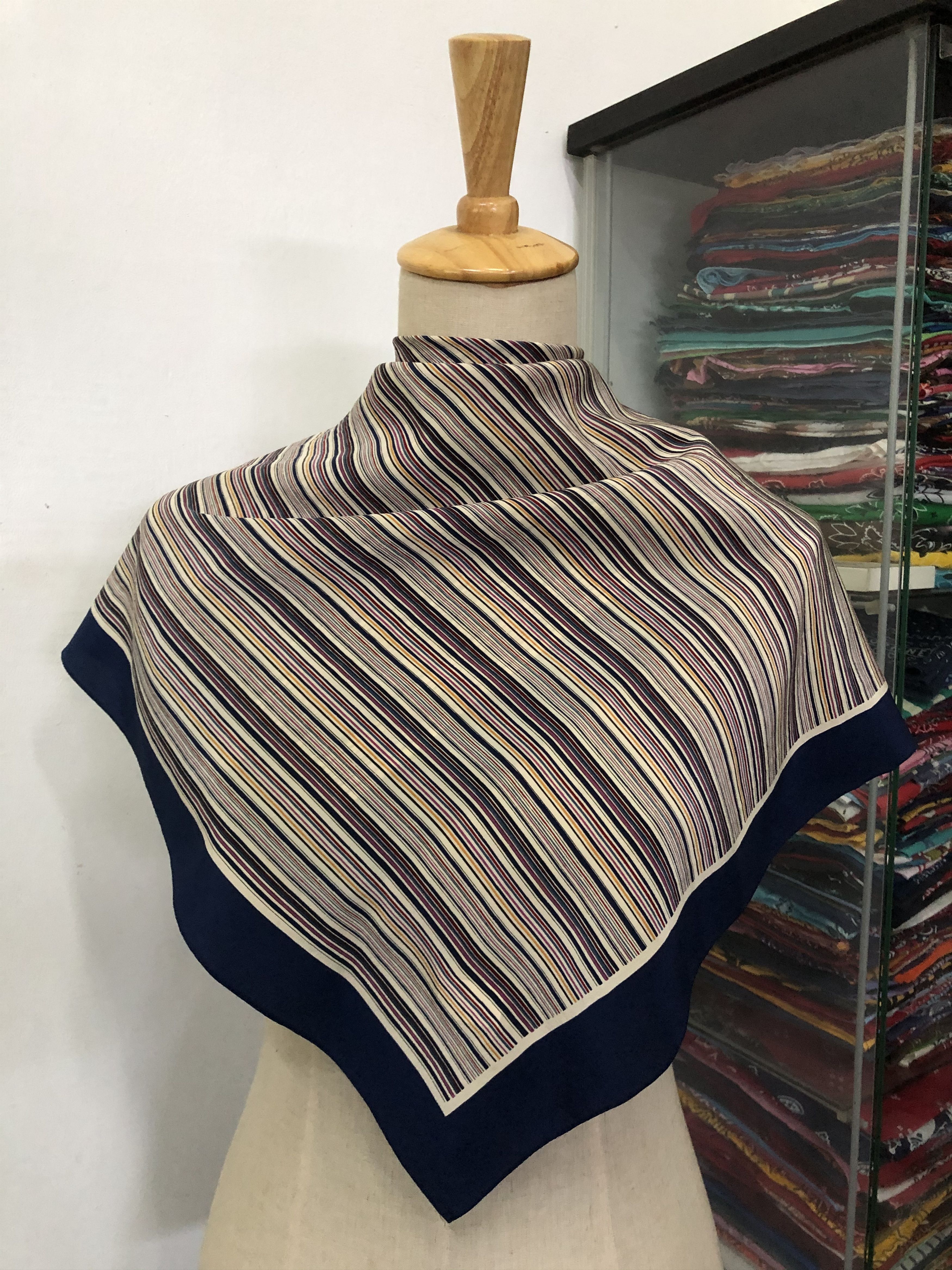 Vintage Vintage Rope Silk Scarf Size ONE SIZE - 1 Thumbnail