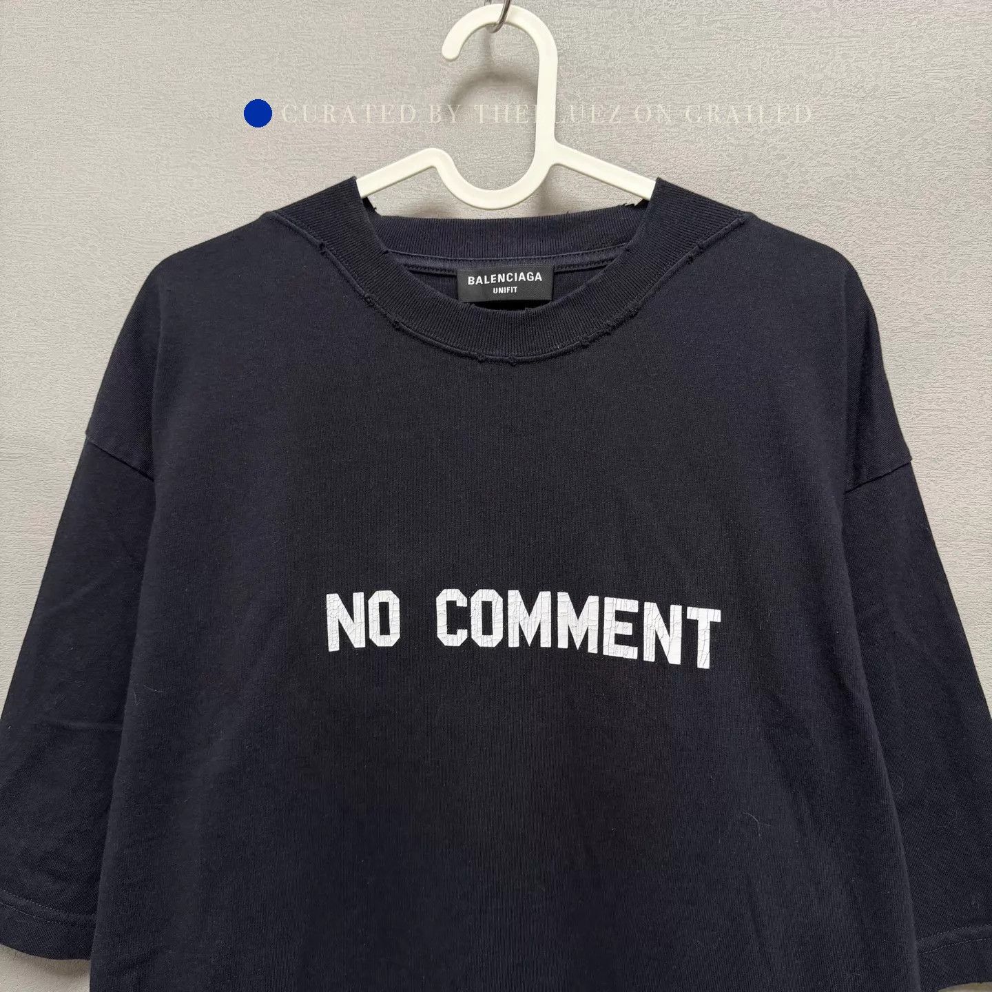 Balenciaga Vintage Blue Crew Short Sleeve Tee XS Size US XS / EU 42 / 0 - 1 Thumbnail