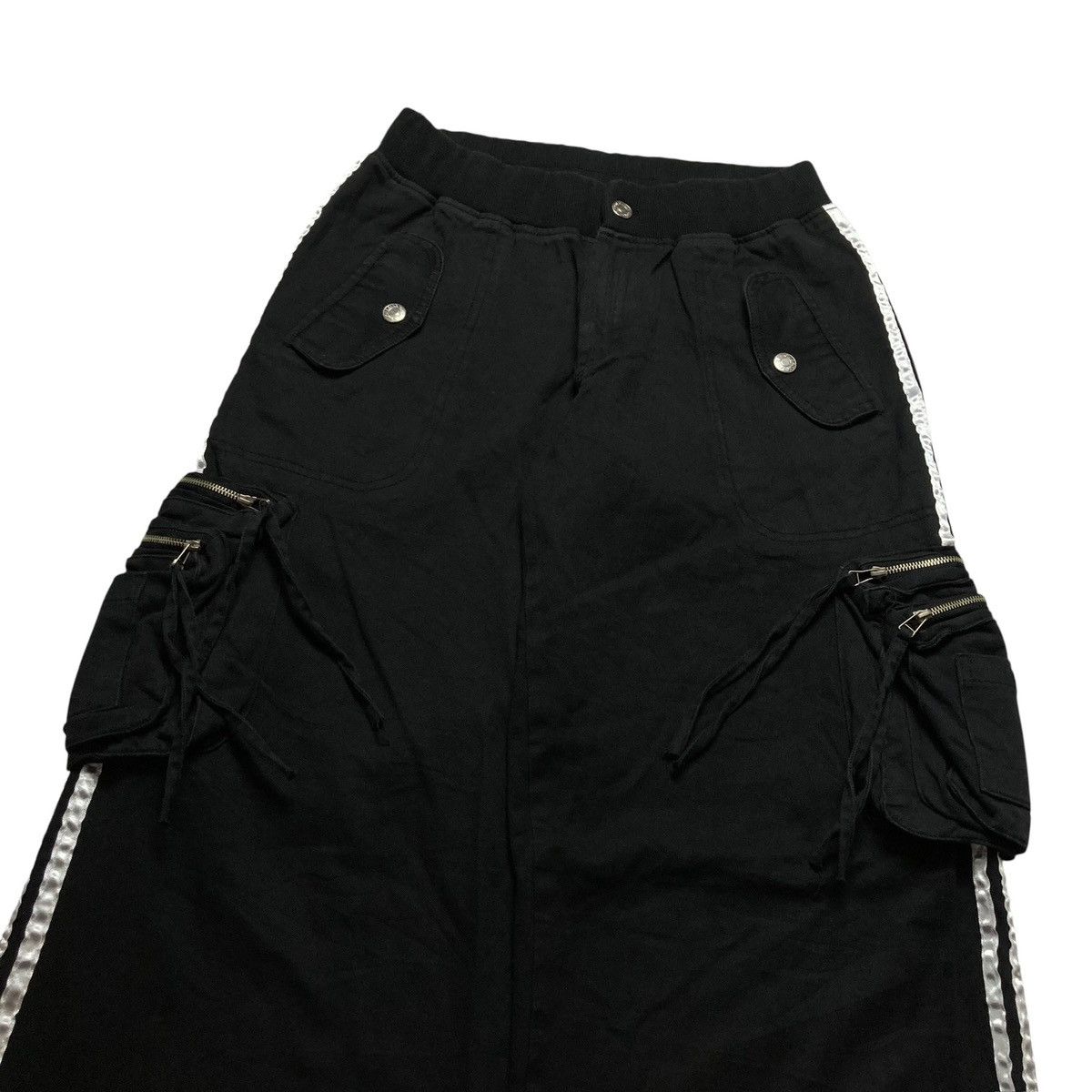 Balenciaga CF HOT Japanese Cargo Pants Striped 3D Multi Pocket Wide Leg Size US 33 - 4 Thumbnail