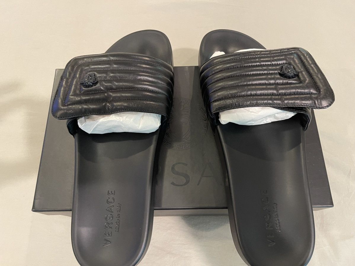 Versace Black Versace Slides, size 12 Size US 12 / EU 45 - 2 Thumbnail