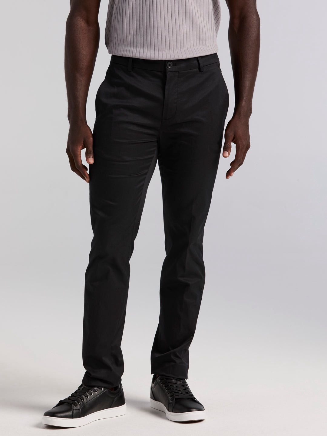 Perry Ellis Perry Ellis Textured Slim Casual Trouser Pants Black 36x32 Size US 36 / EU 52 - 1 Thumbnail