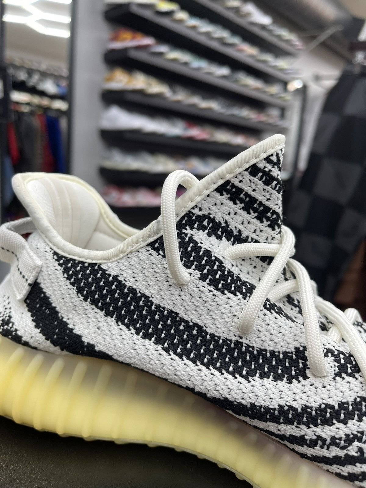 Adidas Size 11 - Adidas Yeezy Boost 350 Zebra Size US 11 / EU 44 - 8 Thumbnail