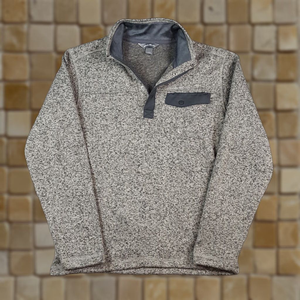 Eddie Bauer VINTAGE Eddie Bauer Convector 2.0 Snap Fleece Men's Size Small Knit Pullover Sweater Gray Regular Shirt Size US S / EU 44-46 / 1 - 1 Thumbnail
