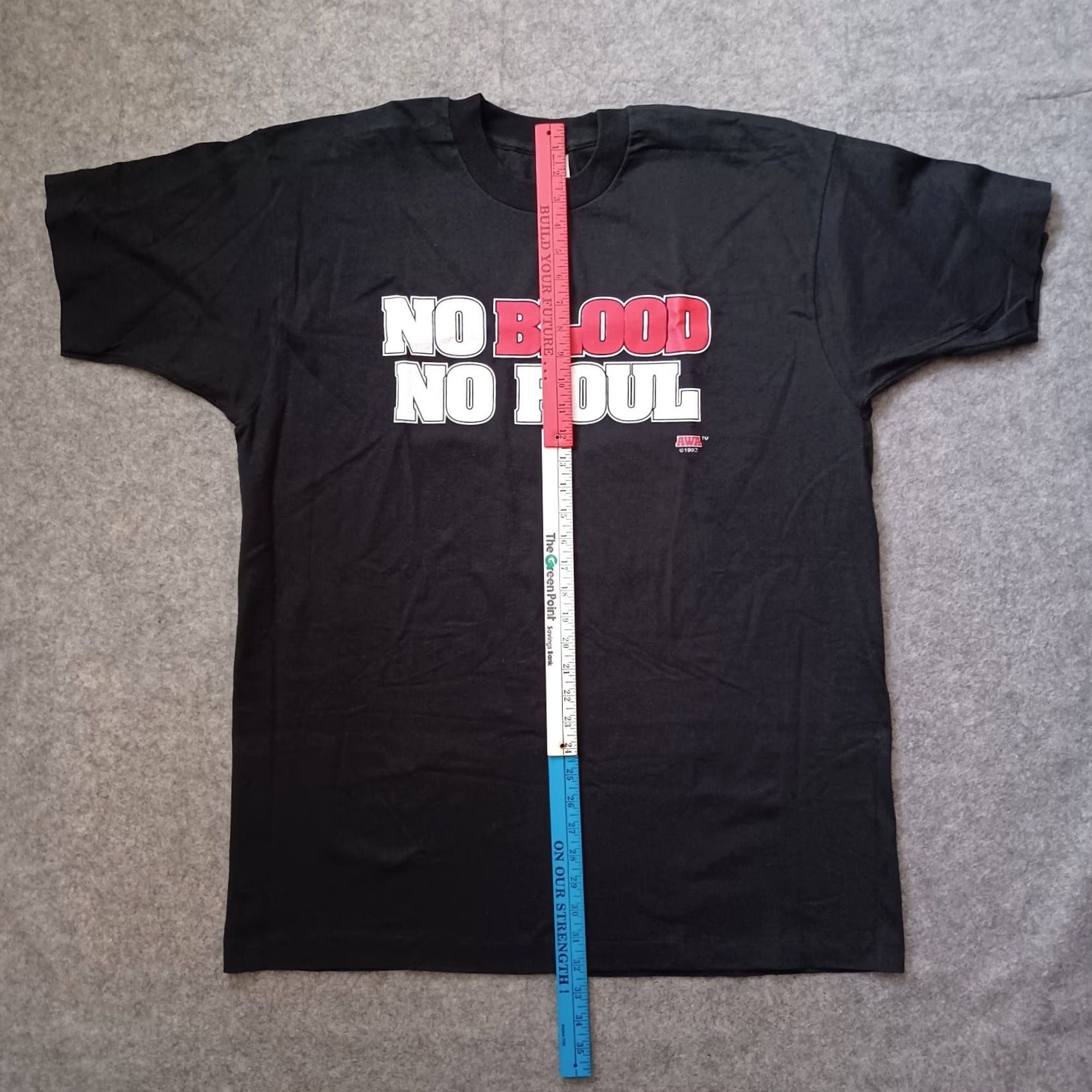Fruit Of The Loom VINTAGE Fruit of the Loom Shirt Mens 2XL Black Graphic Print USA 90s Streetwear Short Sleeve Crew Neck Stitch USA Mens Size US XXL / EU 58 / 5 - 7 Thumbnail