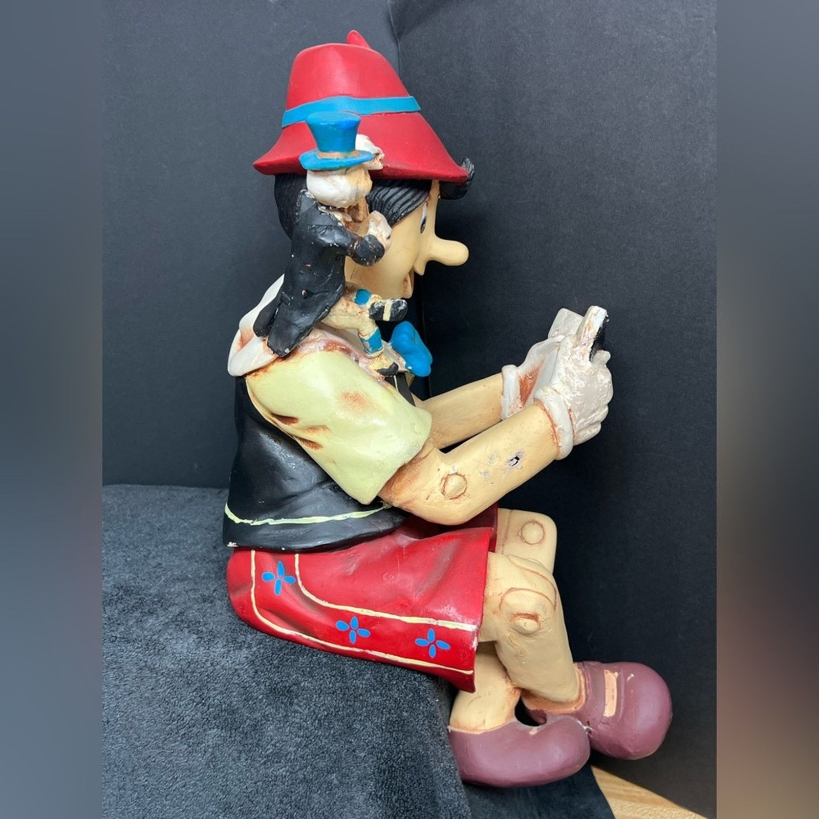 Disney VINTAGE DISNEY PINOCCHIO STATUE LARGE 2FT SCULPTURE CRICKET Size ONE SIZE - 4 Thumbnail