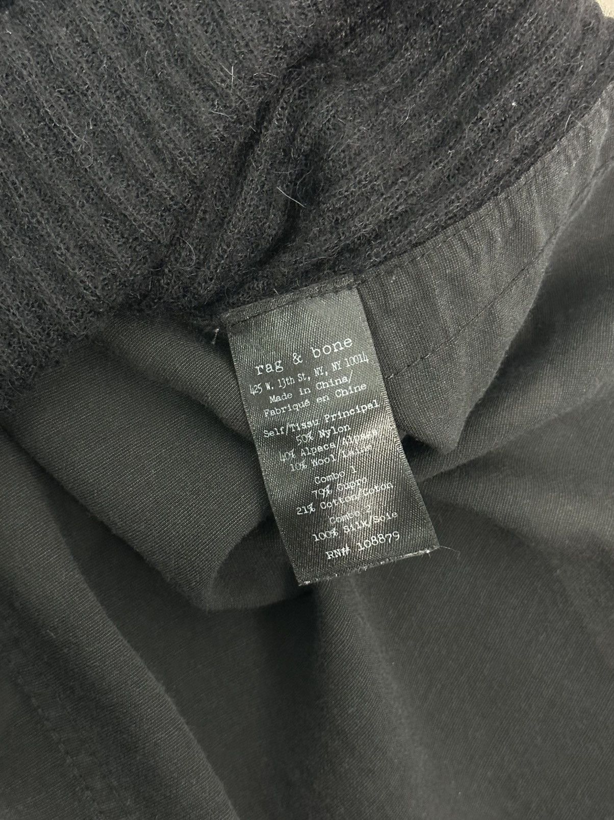 Rag & Bone × Vintage Rag&Bone Wool Silk Blended Black Ribbed Long Sleeve Sweater Size S / US 4 / IT 40 - 9 Thumbnail