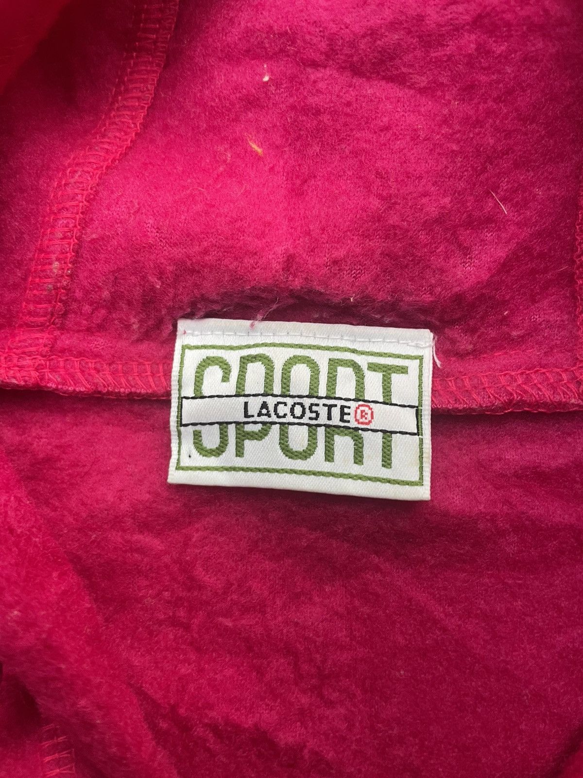Lacoste Lacoste Sport Fleece Hoodie Size L / US 10 / IT 46 - 10 Thumbnail