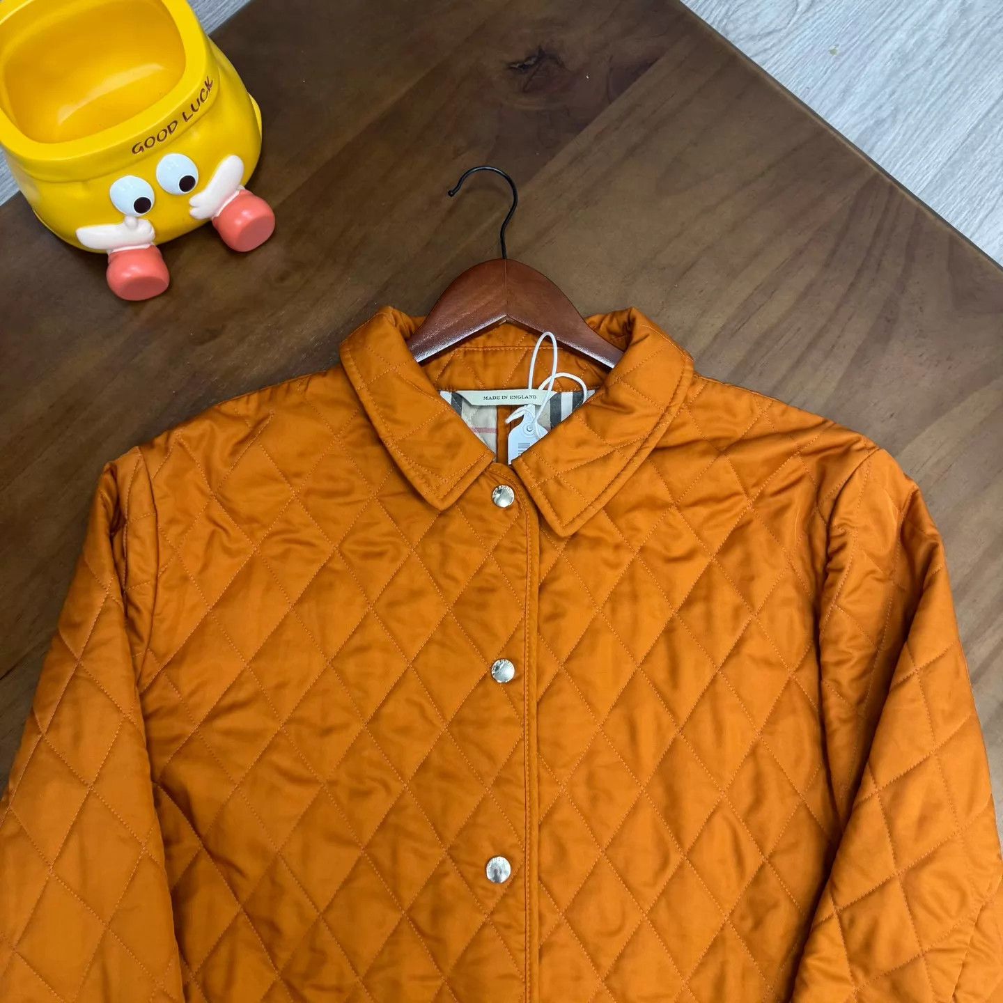 Burberry Burberry Cotton Jacket Orange XL Size XL / US 12-14 / IT 48-50 - 3 Thumbnail