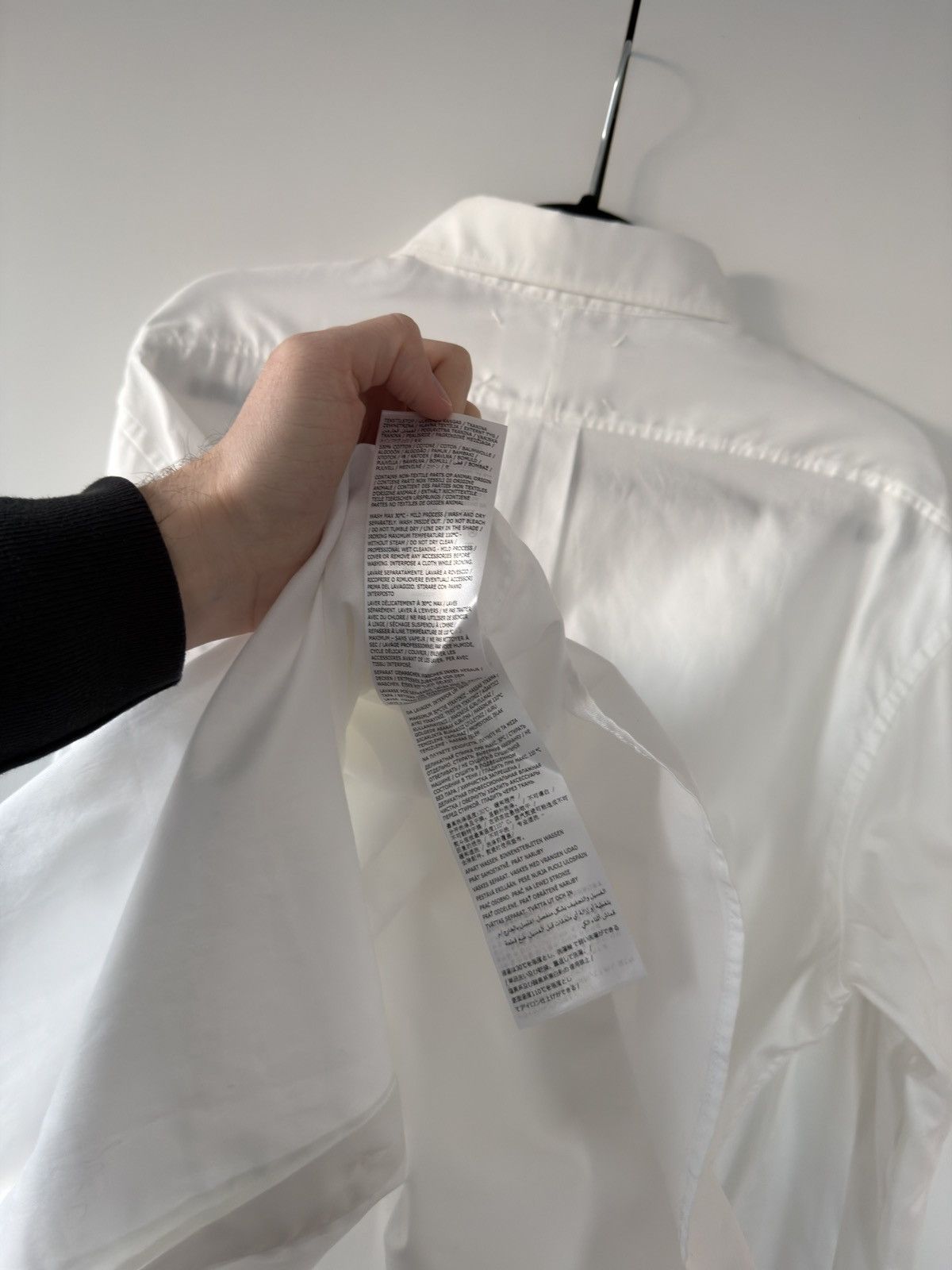 Maison Margiela Fine Cotton Oxford Button Down White 41 Size US XL / EU 56 / 4 - 10 Thumbnail