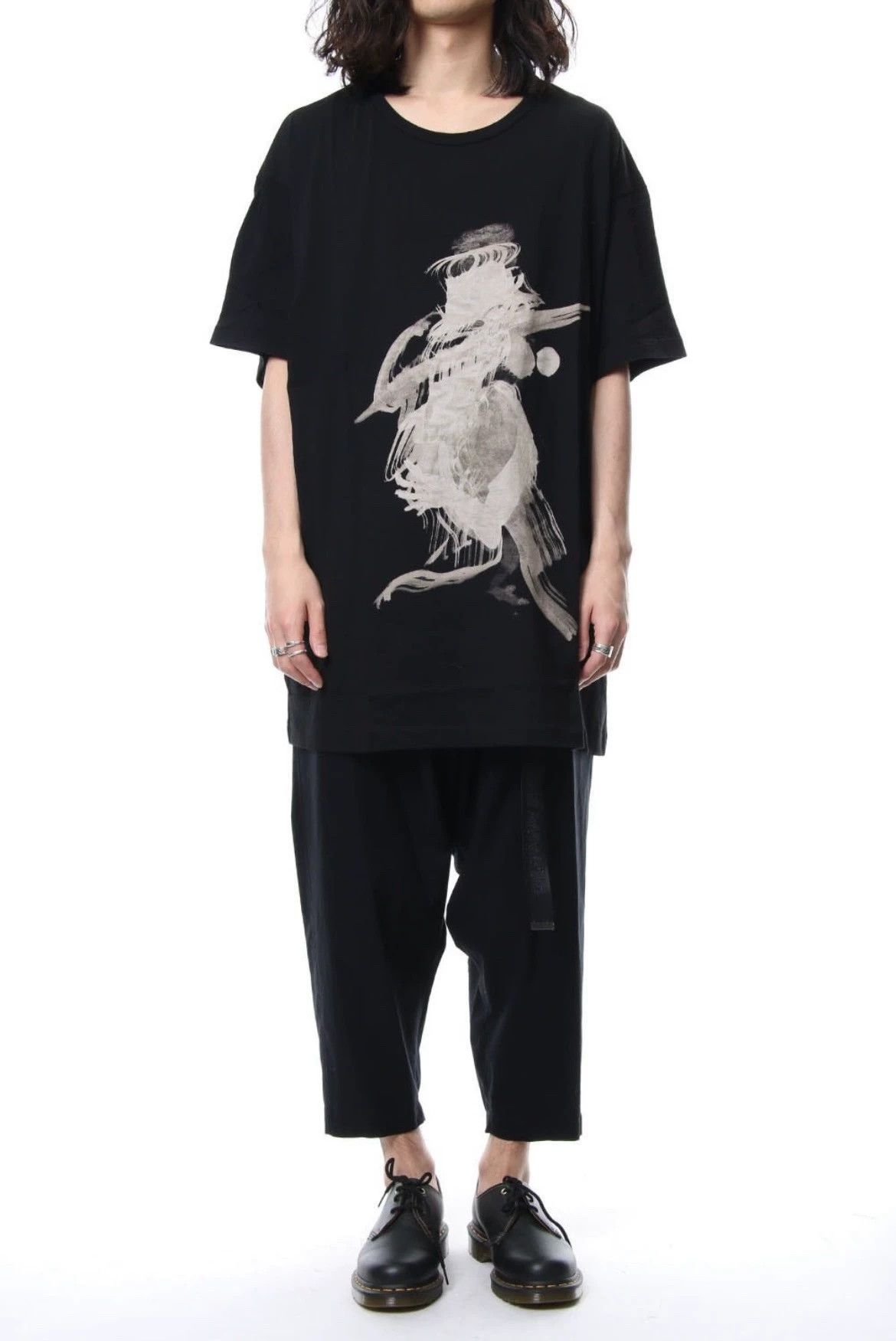 Yohji Yamamoto Yohji Yamamoto Nude Woman Discharge Print Shankar6 Oversize Size L / US 10 / IT 46 - 7 Thumbnail