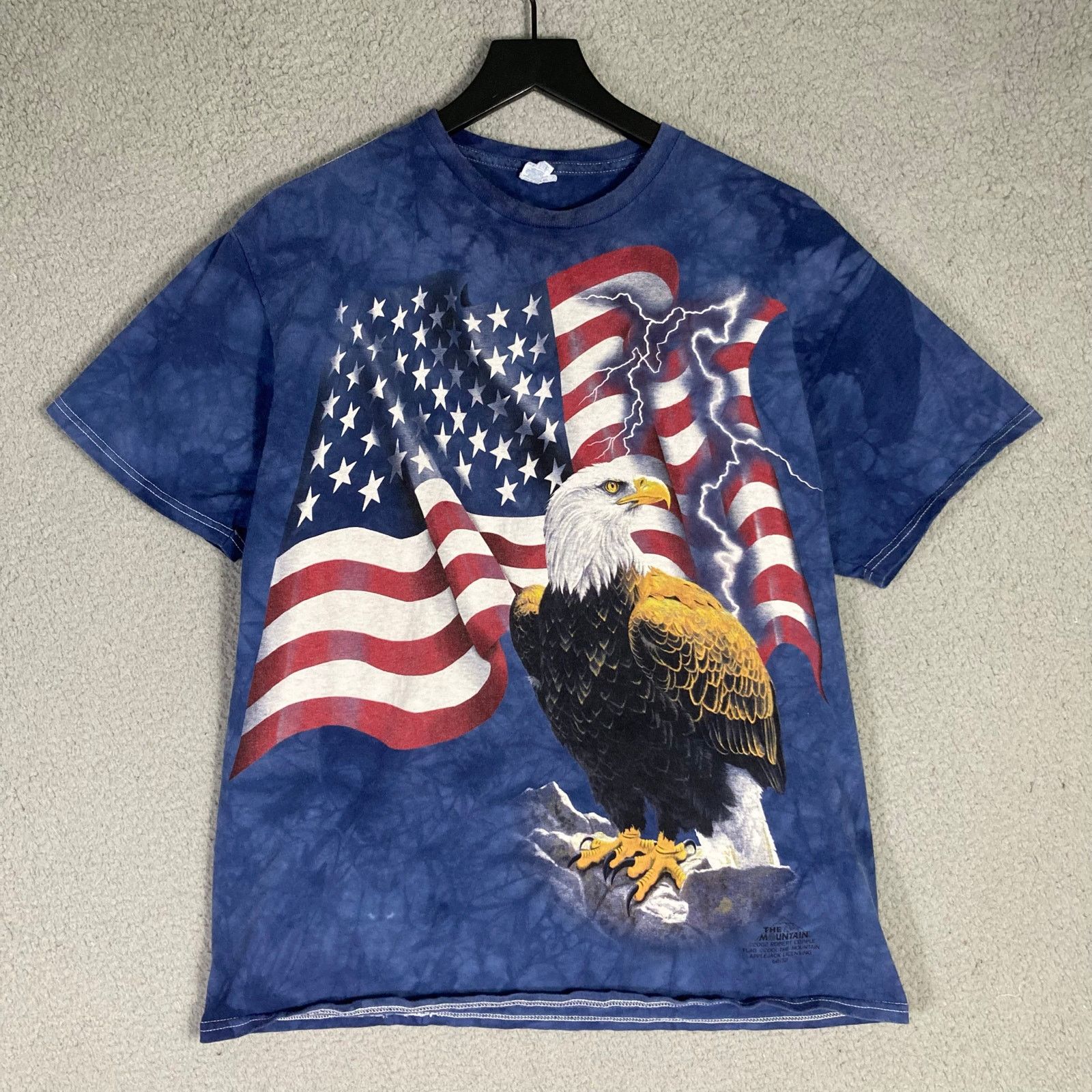 Vintage Vintage Bald Eagle USA Flag Graphic T-Shirt L Size US L / EU 52-54 / 3 - 8 Thumbnail