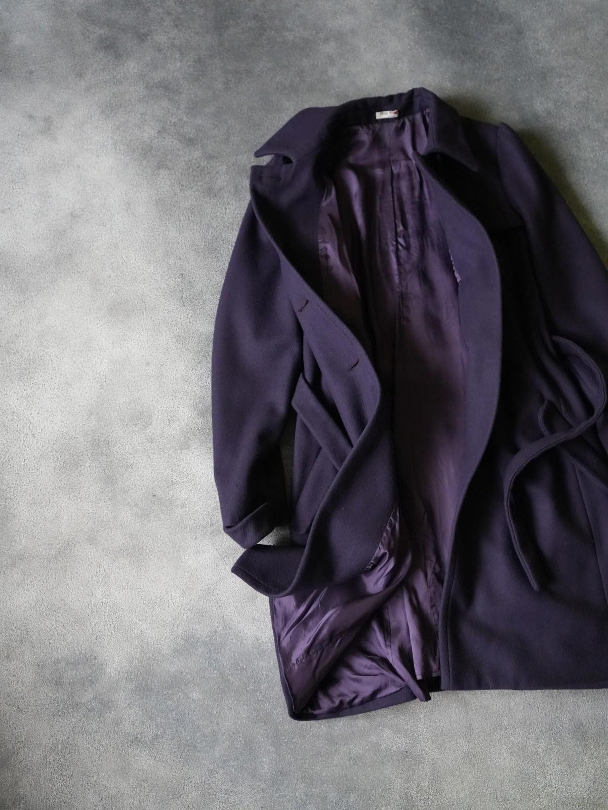 Miu Miu FW2008 Miu Miu Wool Belted Coat Front Yoke VINTAGE Size S / US 4 / IT 40 - 12 Thumbnail