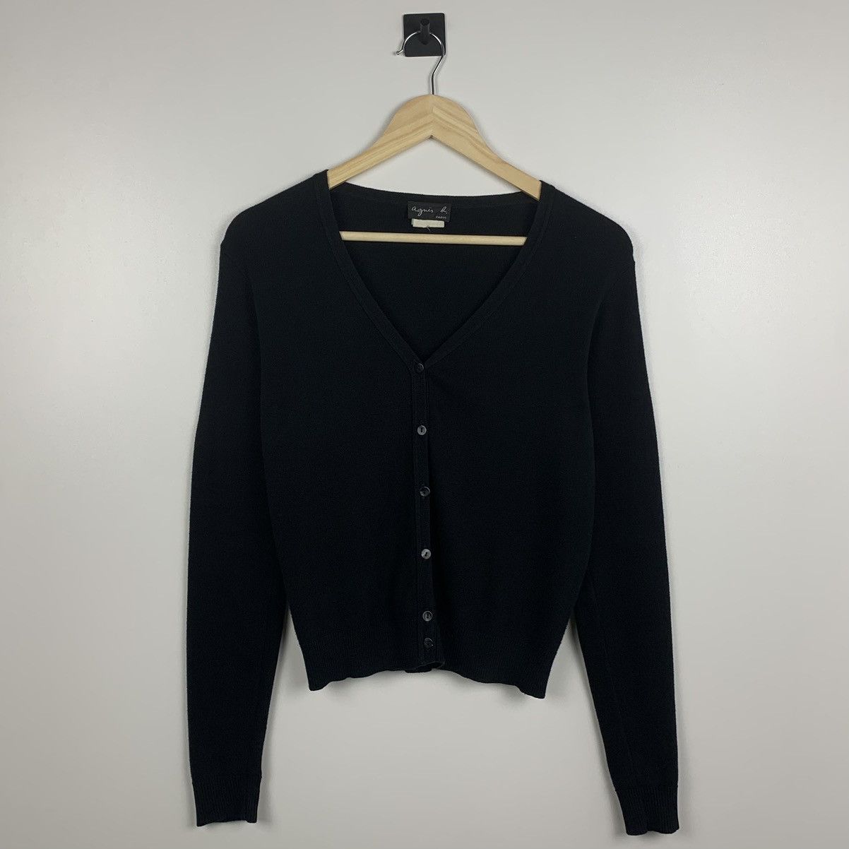 agnes b. Women’s Agnes b. Paris Cotton Cardigan Button Up Avant Garde Size XS / US 0-2 / IT 36-38 - 1 Thumbnail