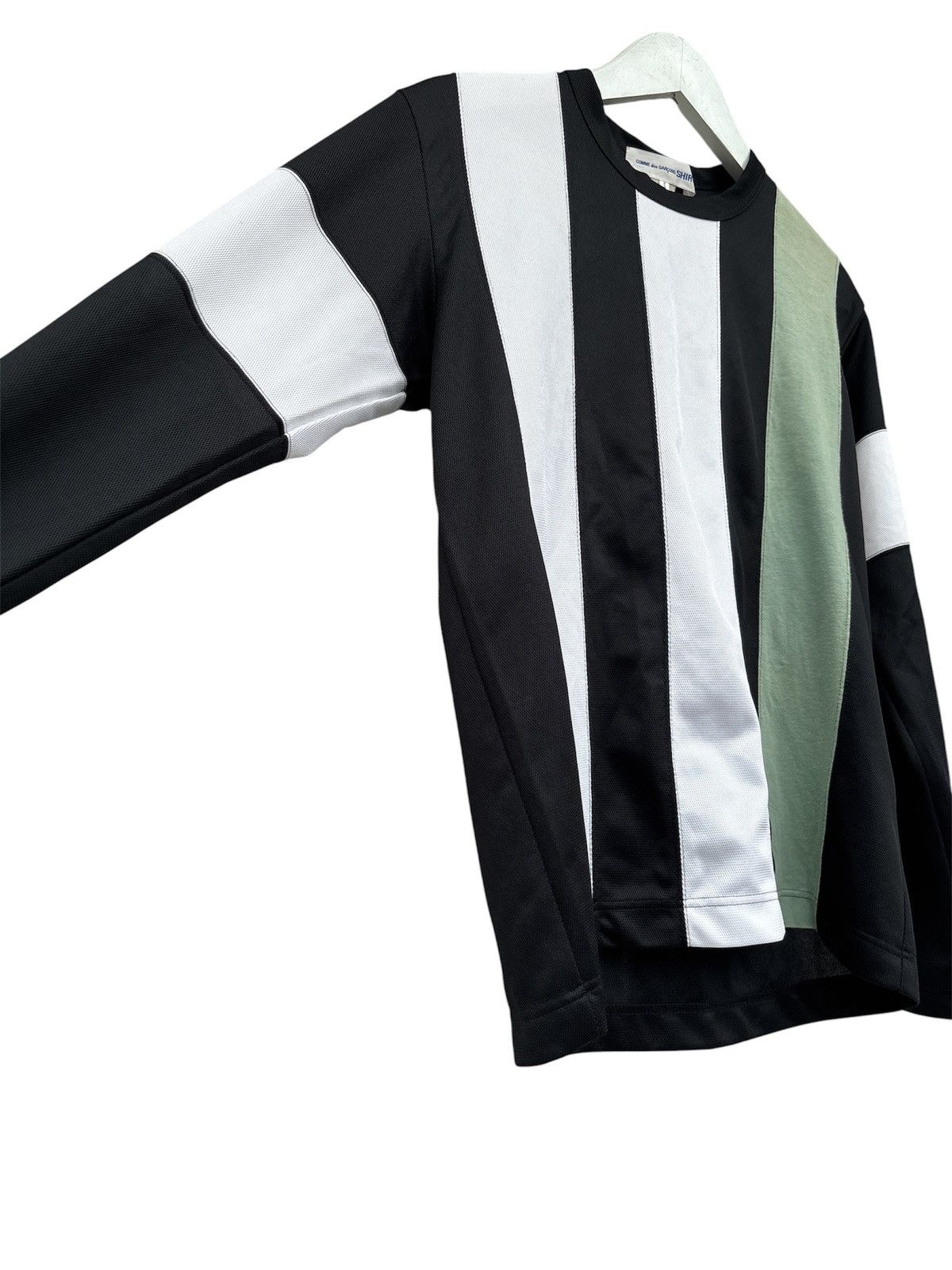 Comme des Garcons Paneled Stripe Longsleeve T-shirt Size US S / EU 44-46 / 1 - 3 Thumbnail