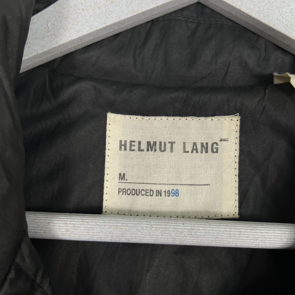 Helmut Lang 🔥 VINTAGE 1998 HELMUT LANG LIGHT LONG COAT MADE IN ITALY Size US S / EU 44-46 / 1 - 17 Thumbnail